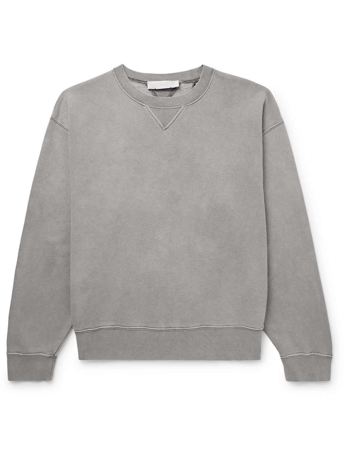 Our Legacy Perfect Cotton-jersey Sweatshirt In Grey