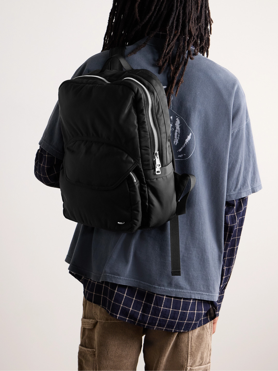 Shop Our Legacy Grande Volta Twill Backpack In Black