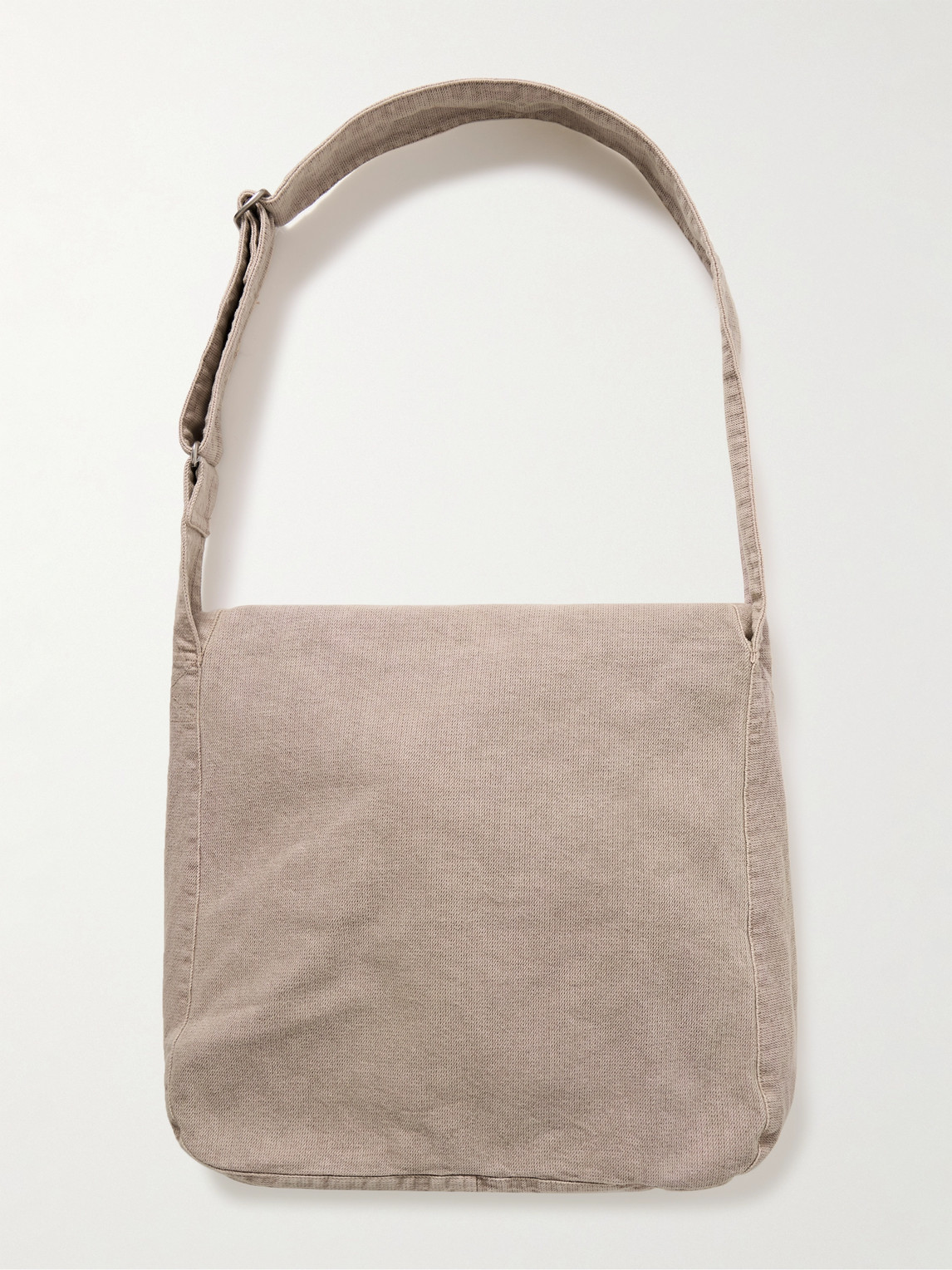 Shop Our Legacy Sling Washed-cotton Messenger Bag In Pink