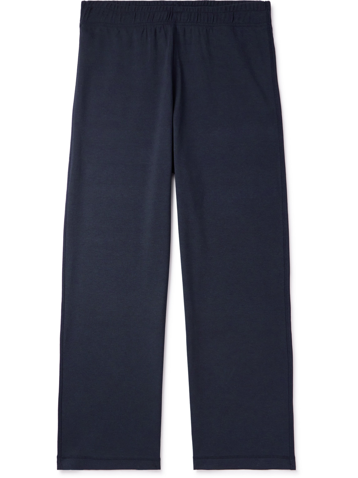 Our Legacy Roman Olympic Straight-leg Stretch-jersey Trousers In Blue