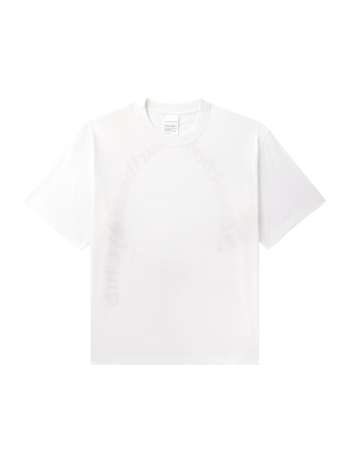 Stockholm Surfboard Club Logo-print Organic Cotton-jersey T-shirt In White