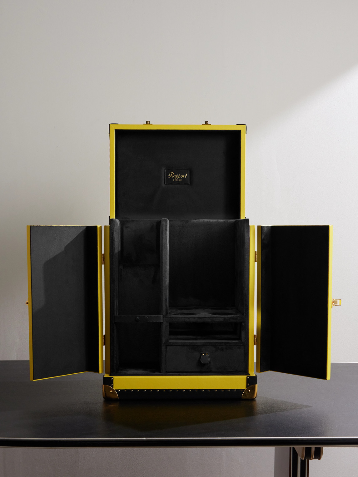Cambridge Leather Champagne Trunk