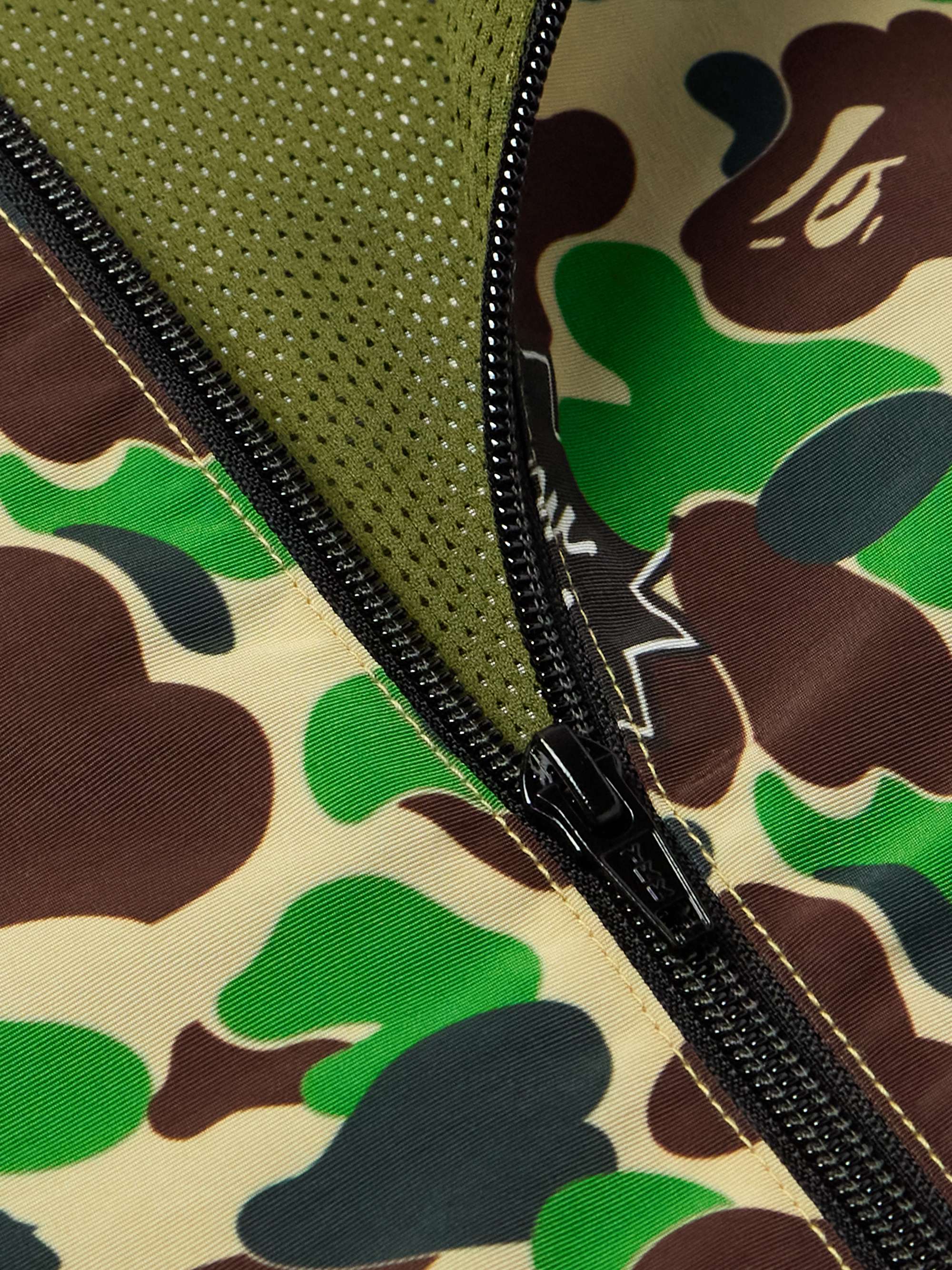 SAINT MXXXXXX + BAPE® Camouflage-Print Twill Zip-Up Jacket