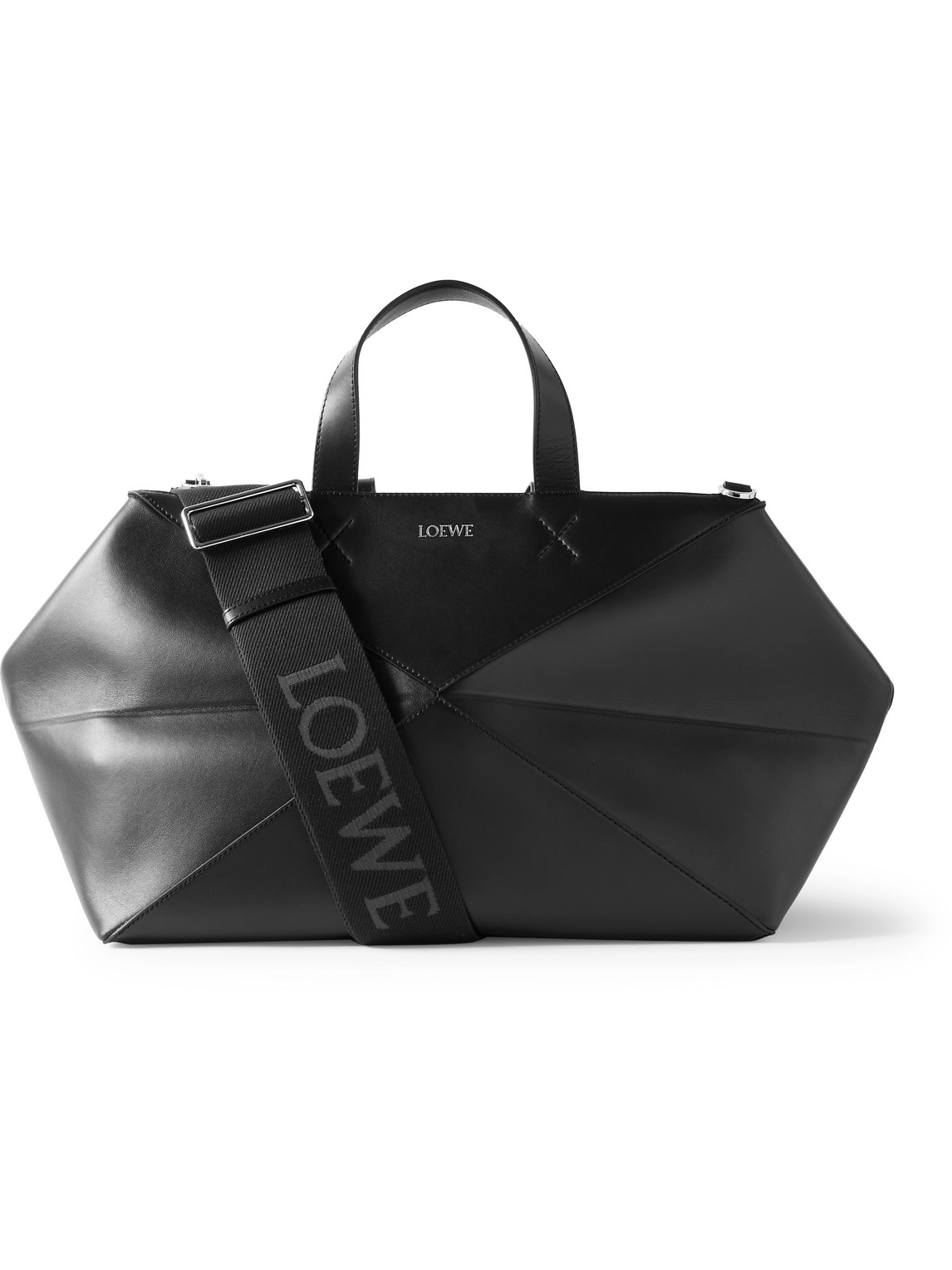 Loewe Puzzle Fold Large Convertible Leather Weekend Bag