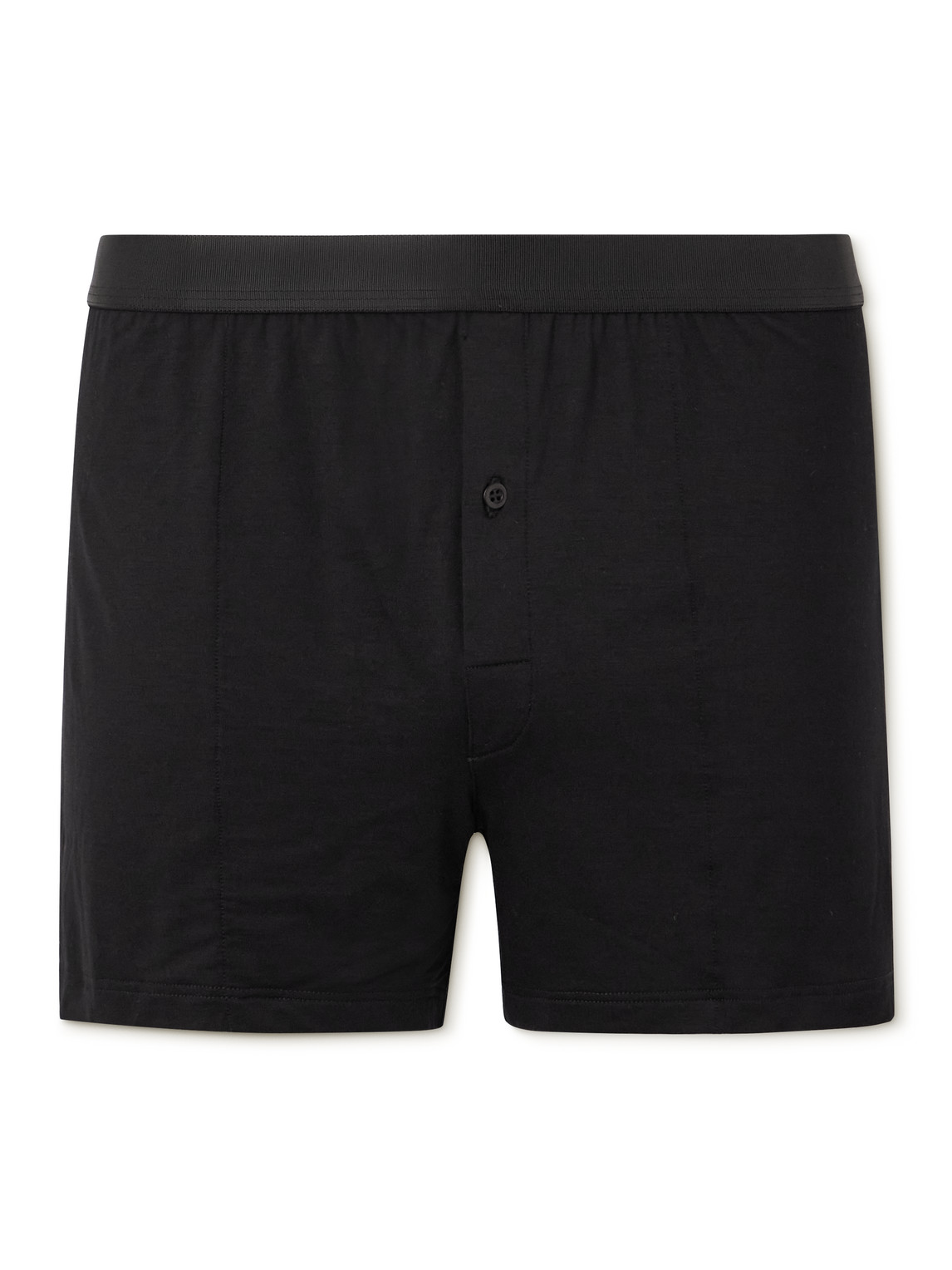 Cdlp Stretch-tencel™ Lyocell Boxer Shorts In Black