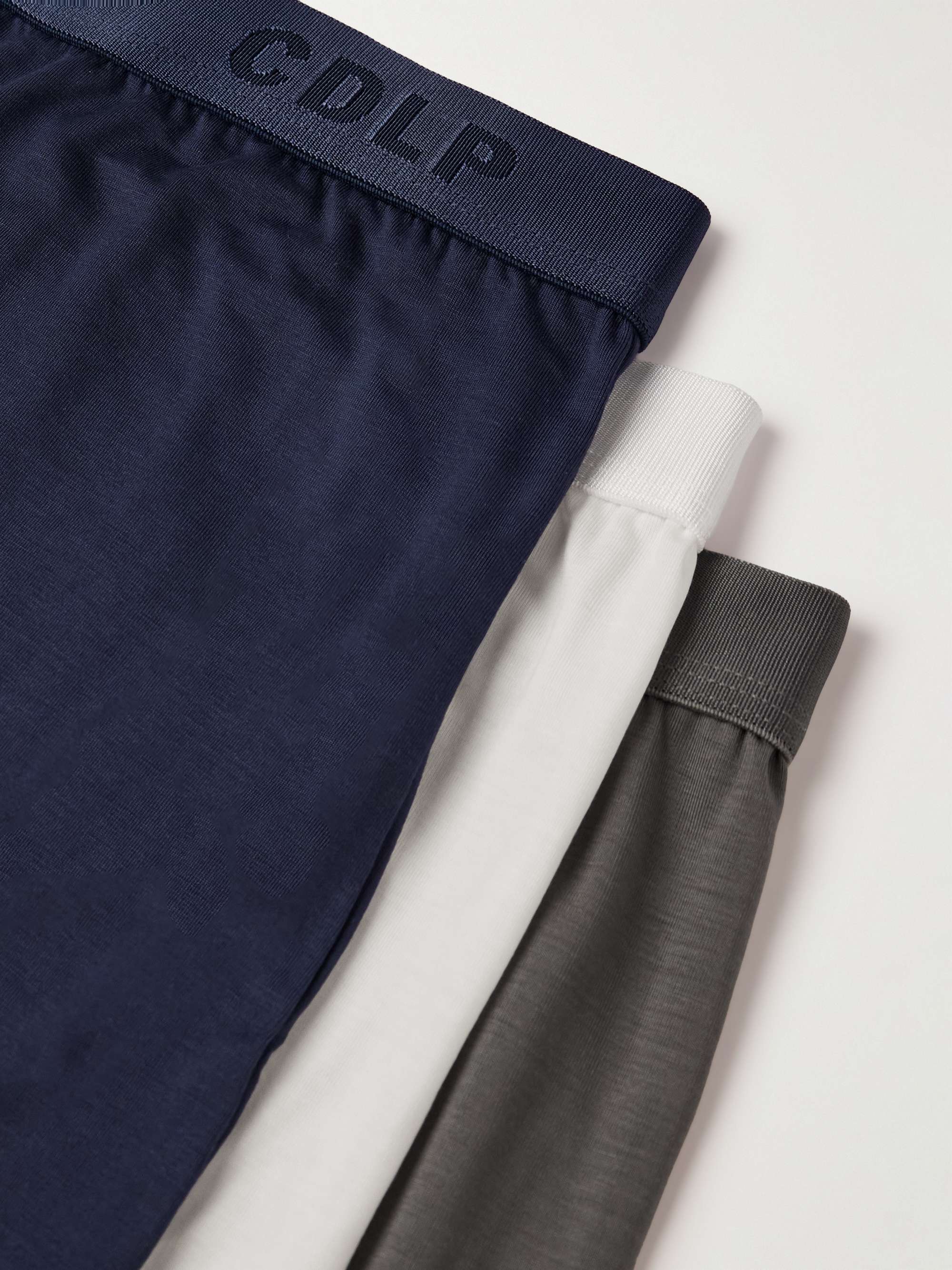 CDLP Three-Pack Stretch-Lyocell Boxer Briefs