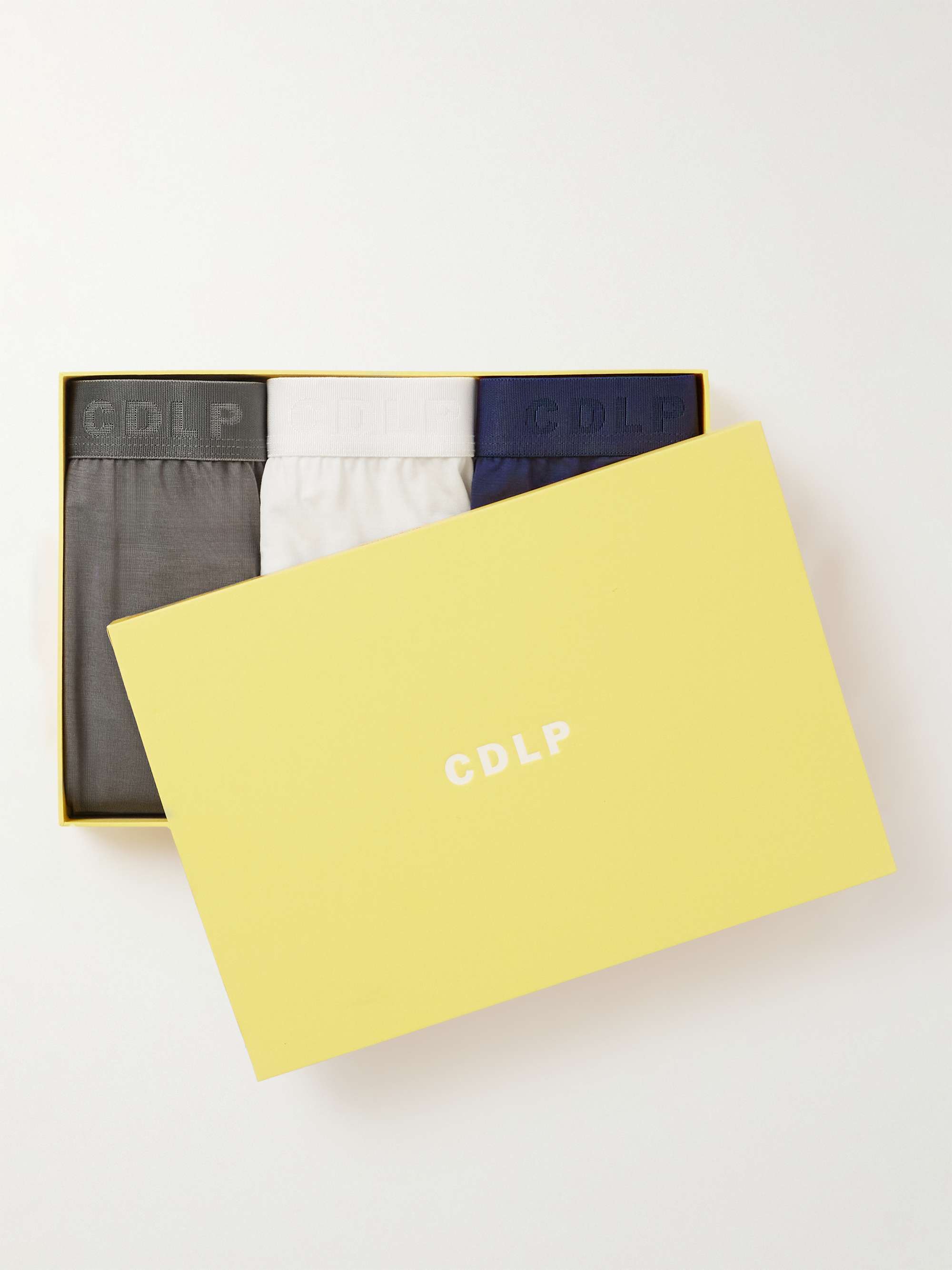 CDLP Three-Pack Stretch-Lyocell Boxer Briefs