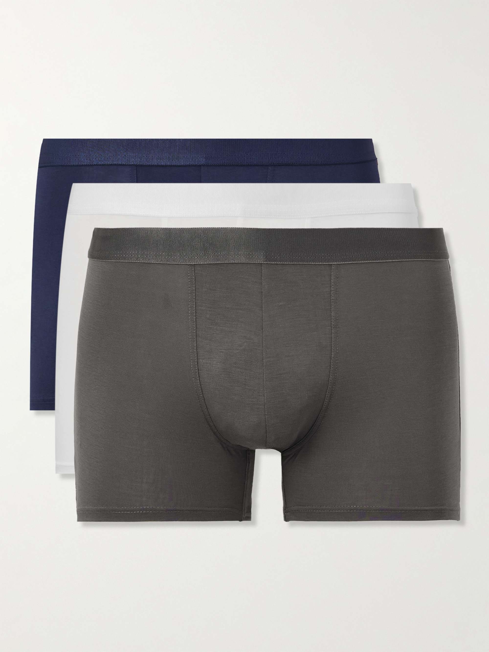 Three-Pack Stretch-TENCEL™ Lyocell Boxer Briefs