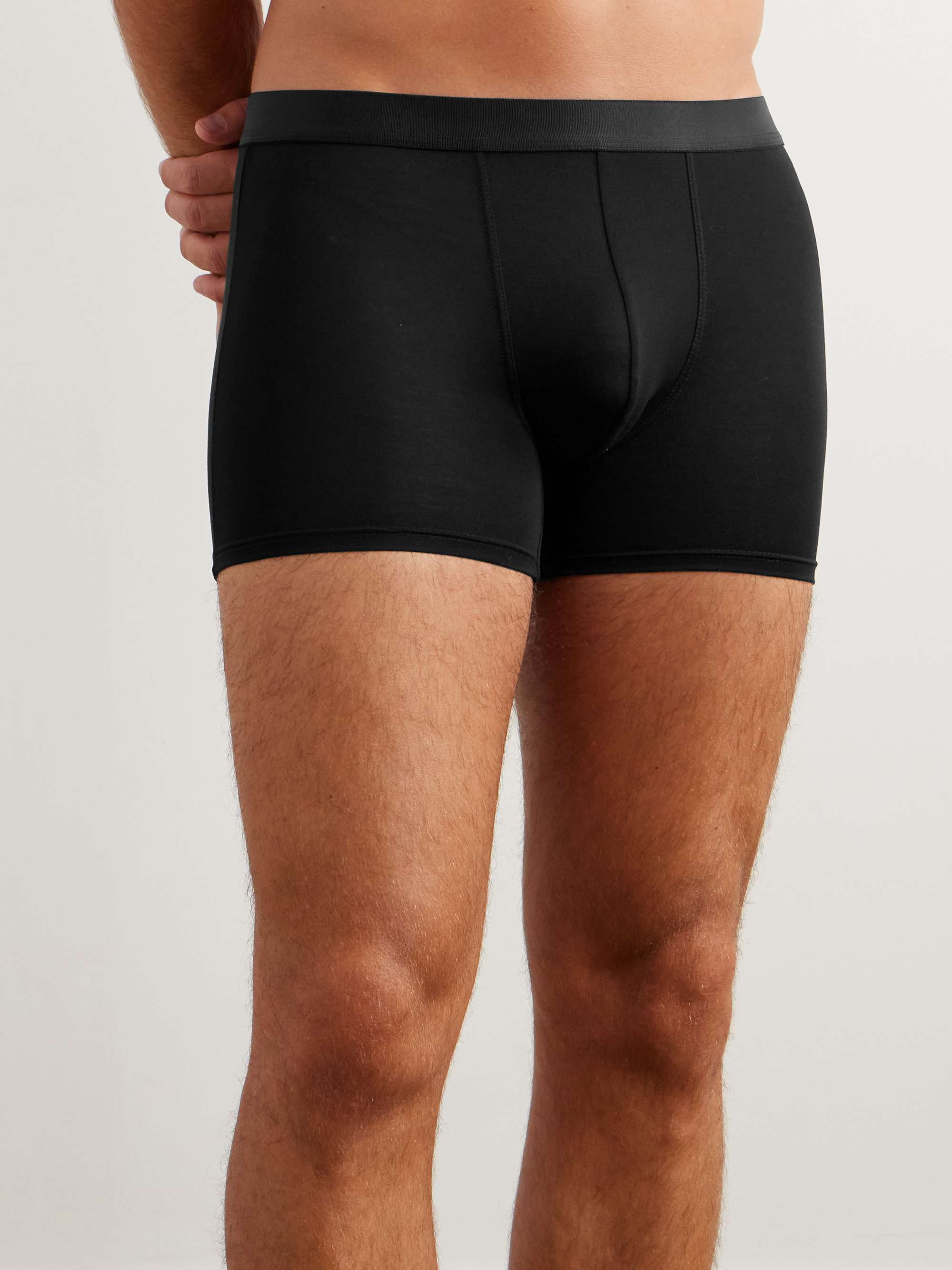 Men's Lyocell Low Rise Boxer Brief