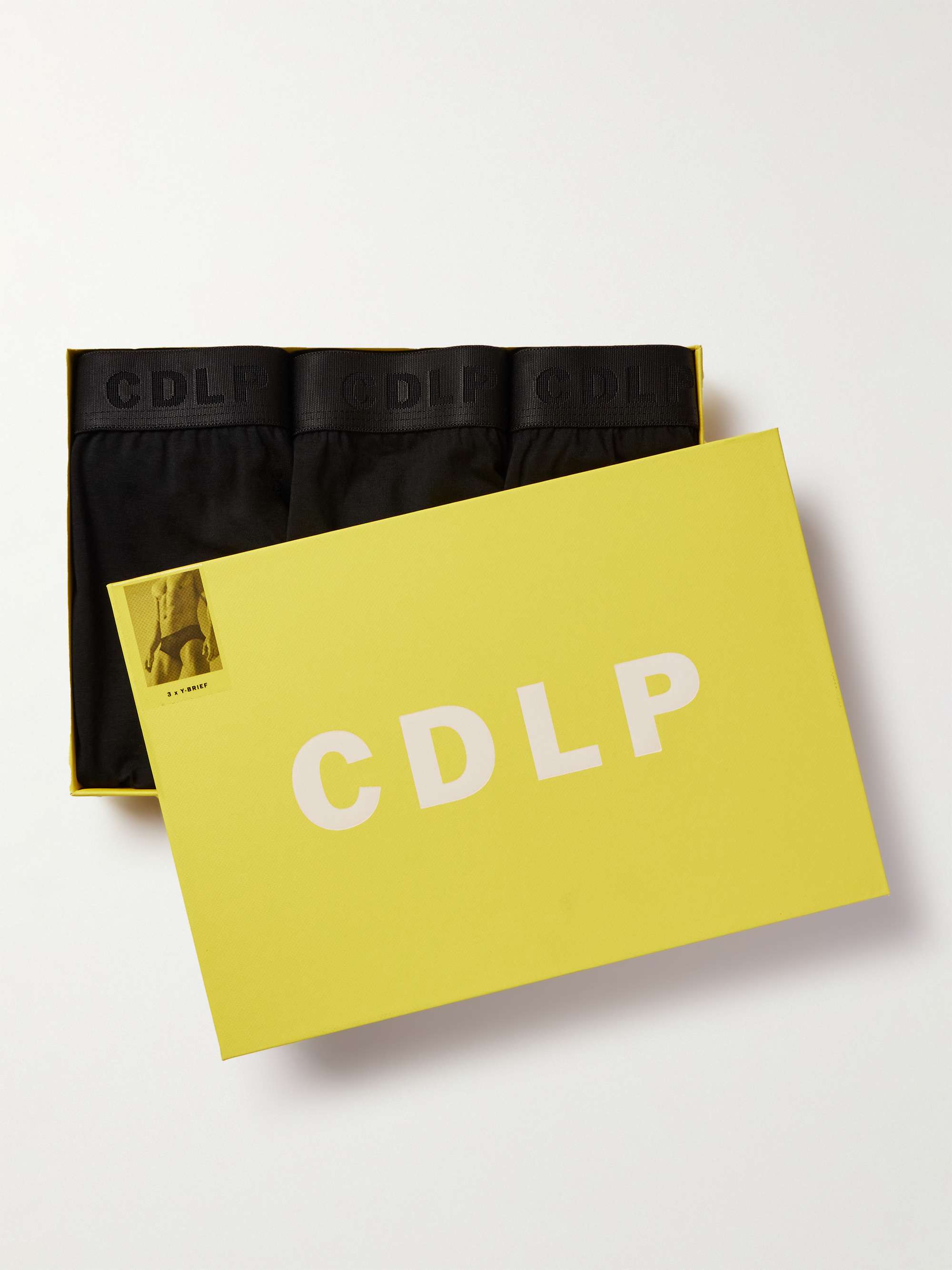 CDLP Three-Pack Stretch-Lyocell Briefs