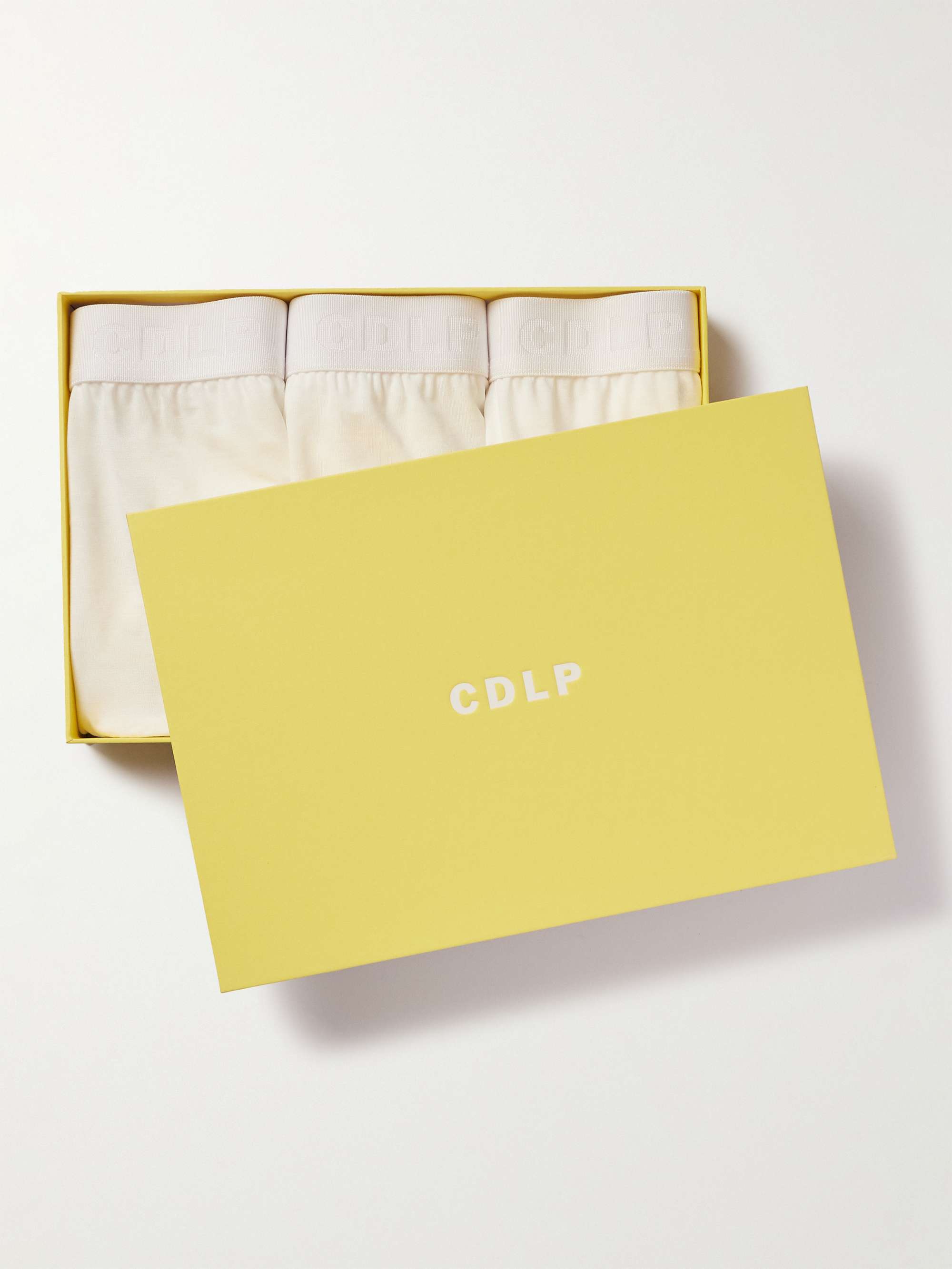 CDLP Three-Pack Stretch-Lyocell Briefs
