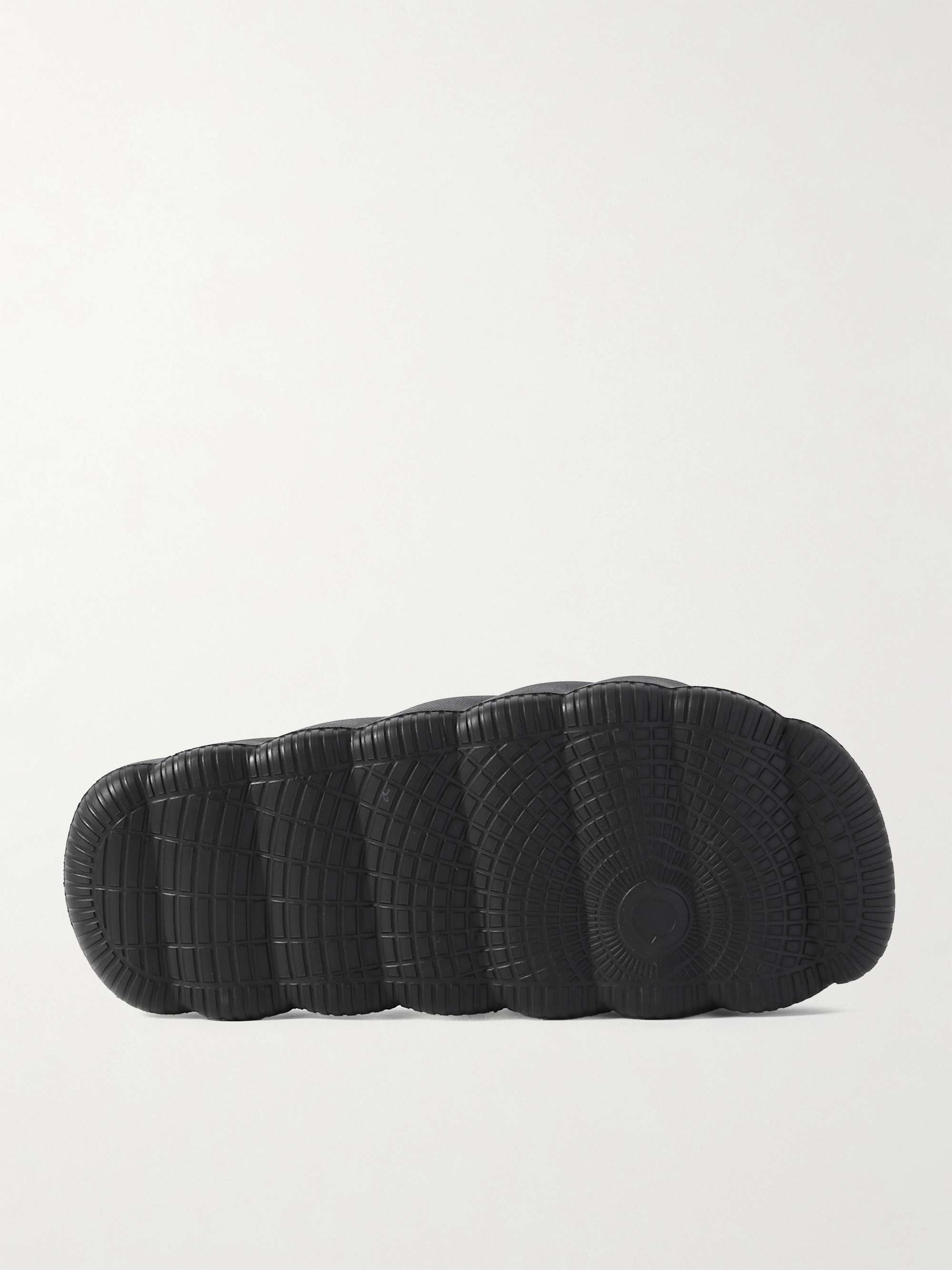 MONCLER Lilo Logo-Embossed Rubber Slides for Men | MR PORTER