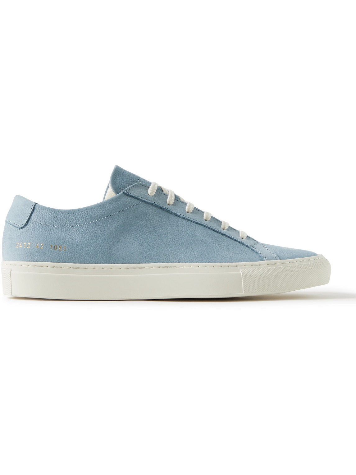 Common Projects Original Achilles Full-grain Nubuck Trainers In Blue