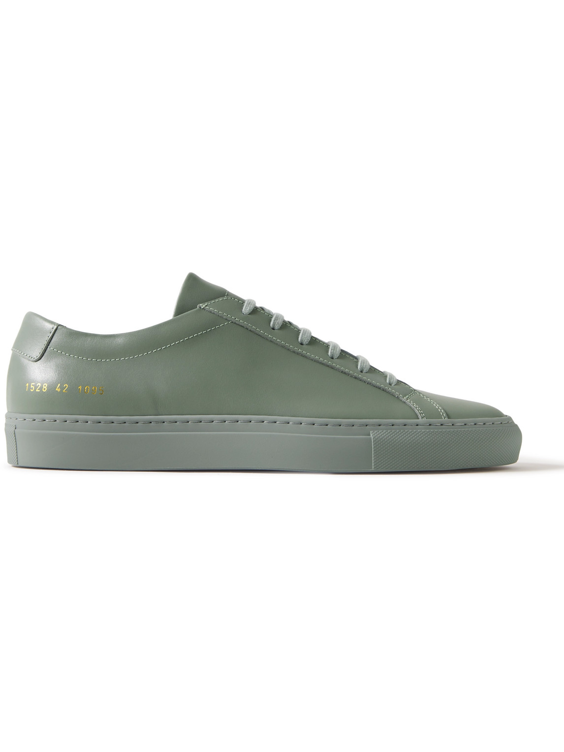 Common Projects Original Achilles Leather Sneakers In Green