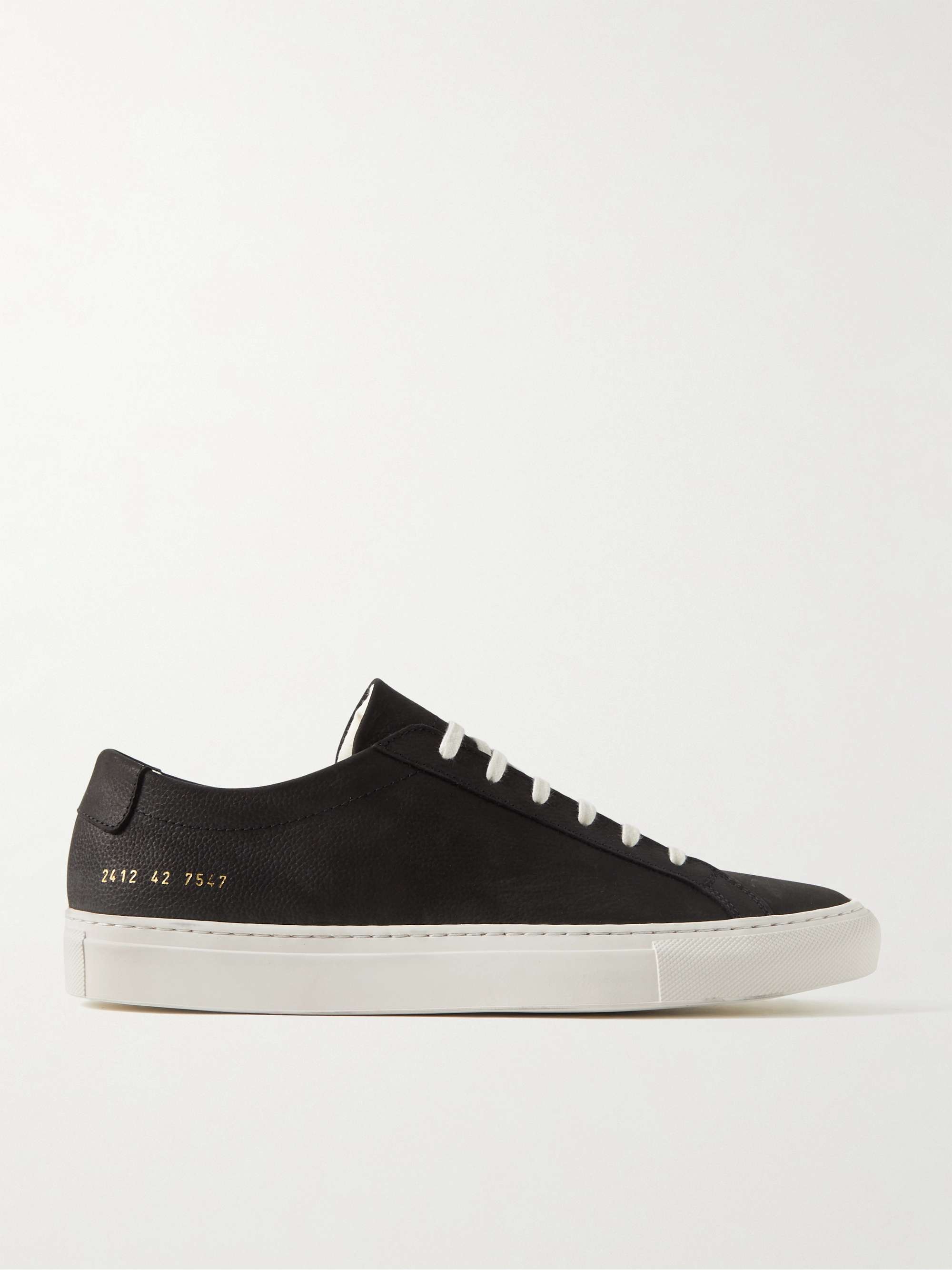 COMMON PROJECTS Original Achilles Full-Grain Nubuck Sneakers for Men ...