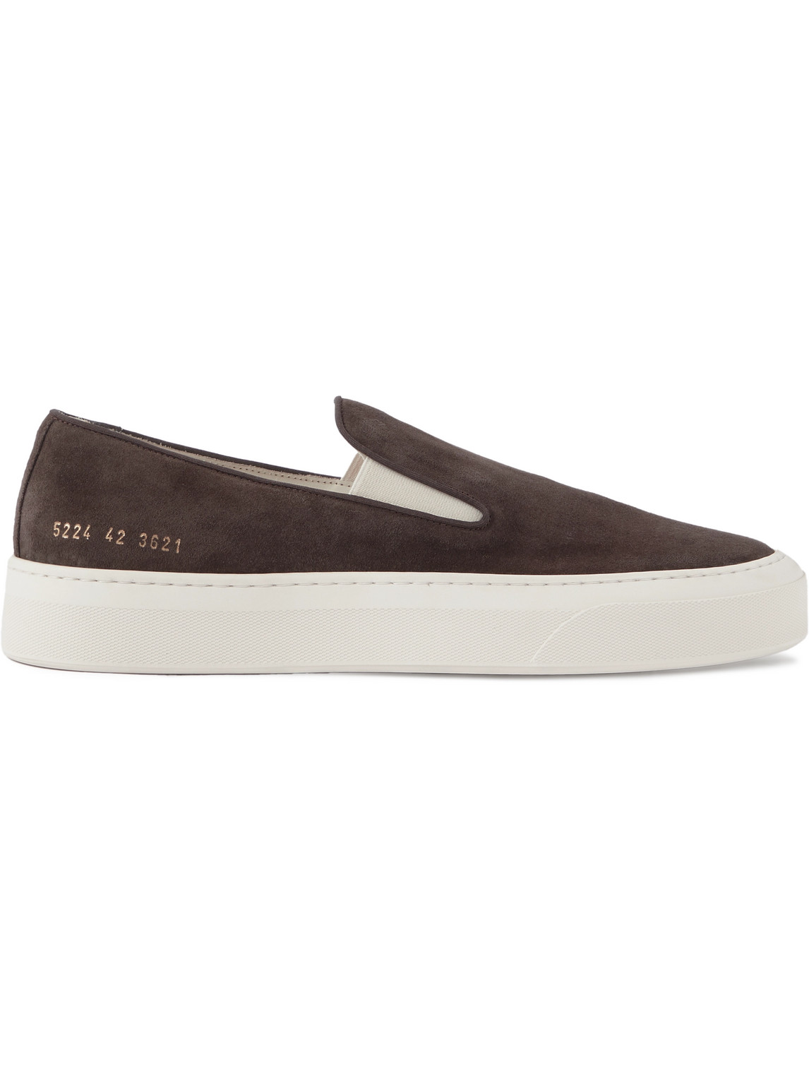 Common Projects Suede Slip-on Trainers In Brown