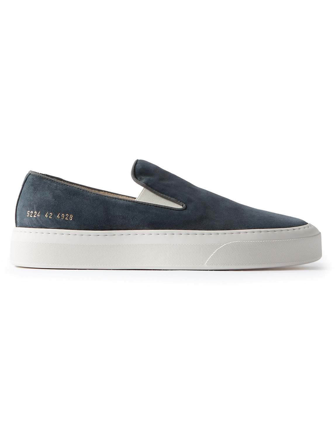 COMMON PROJECTS SUEDE SLIP-ON SNEAKERS
