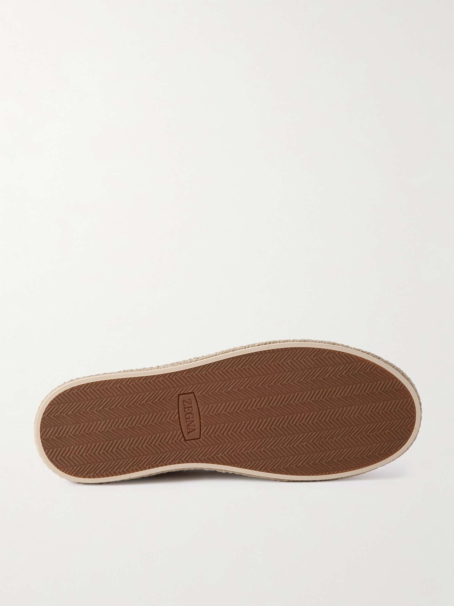 Zigzag - Inspired By Harry Styles - Sustainably Made Men’s slip-on canvas shoes main image 1