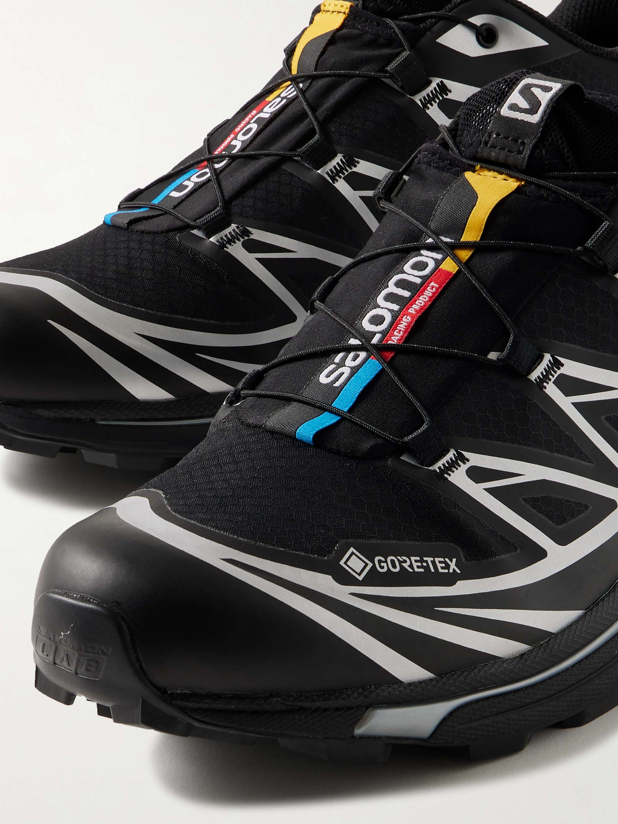 Black XT-6 GTX Rubber-Trimmed GORE-TEX Mesh Sneakers Black XT-6 GTX Rubber-Trimmed GORE-TEX Mesh Sneakers