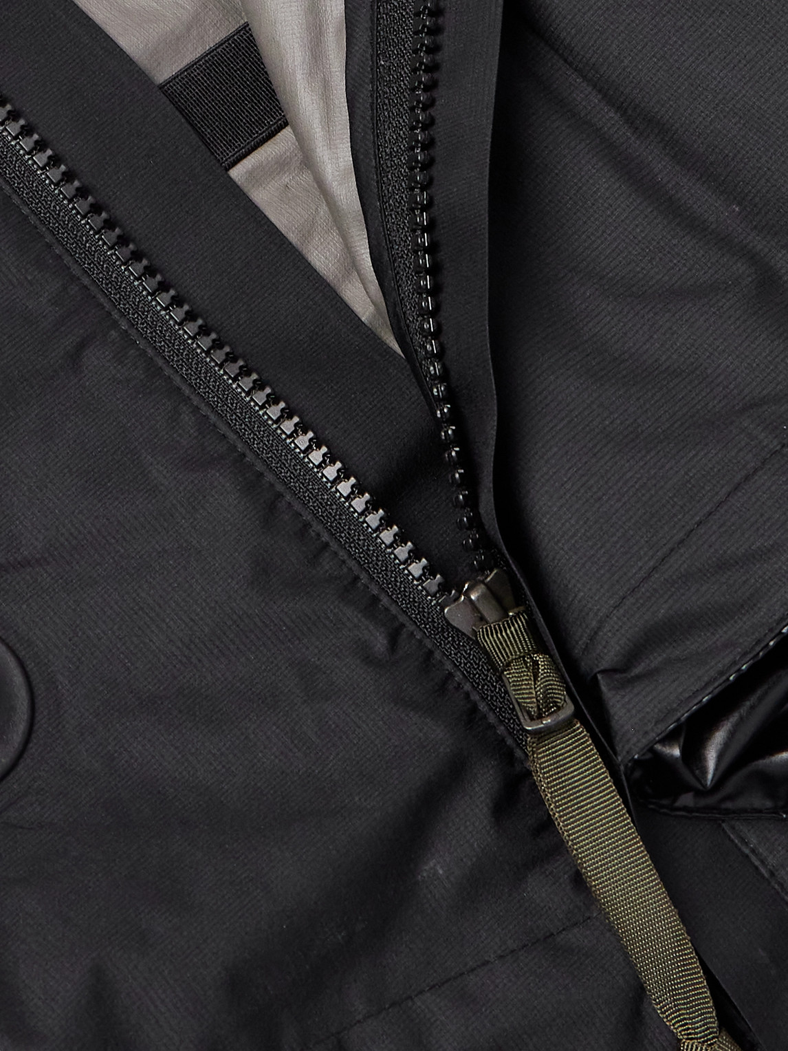 Shop Acronym J36-ws Spiked Gore-tex Windstopper® And Shell Hooded Jacket In Black