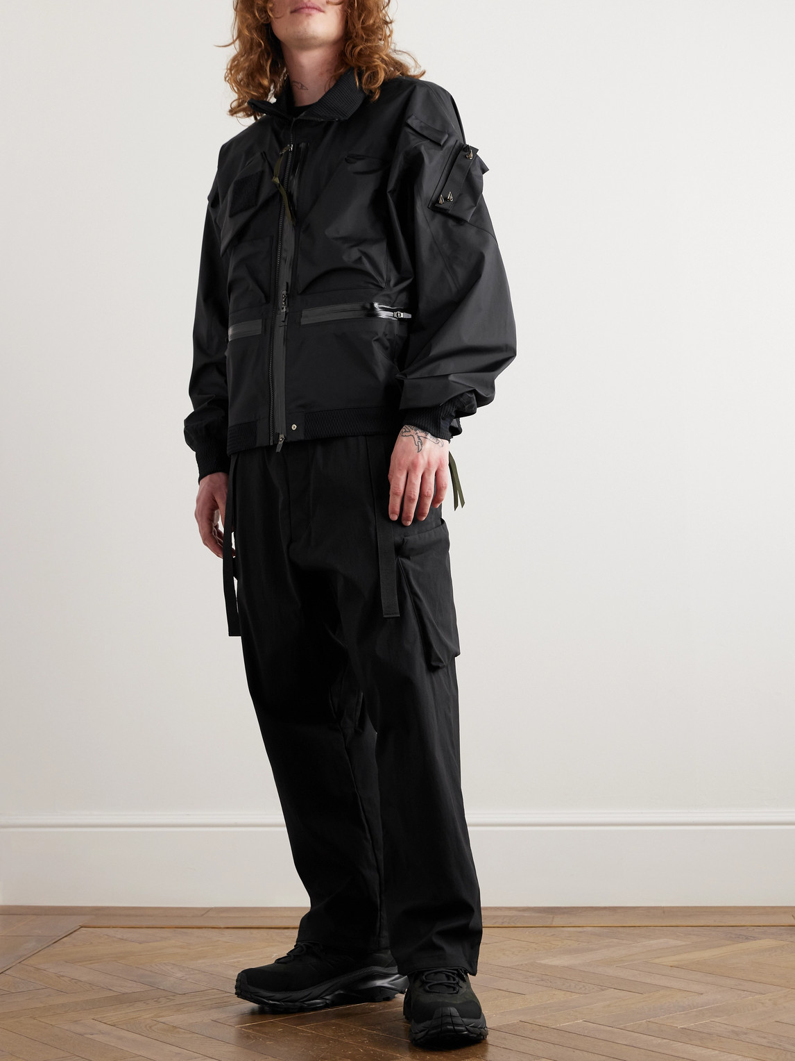 Shop Acronym J123a-gt Convertible 3l Gore-tex® Jacket In Black