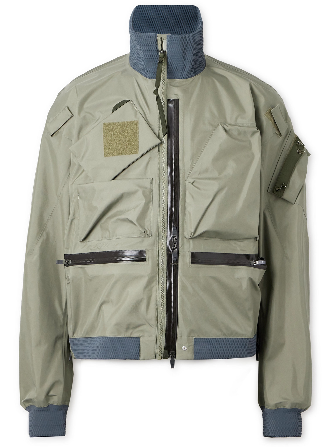 Shop Acronym J123a-gt Convertible 3l Gore-tex® Jacket In Green