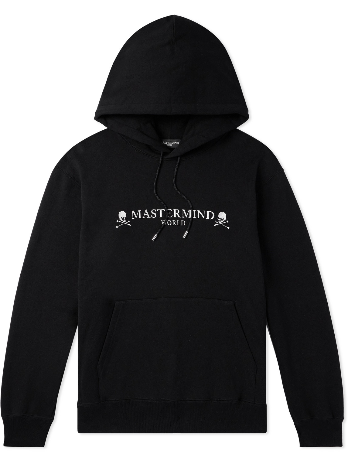 Mastermind Japan Logo-print Cotton-jersey Hoodie In Black