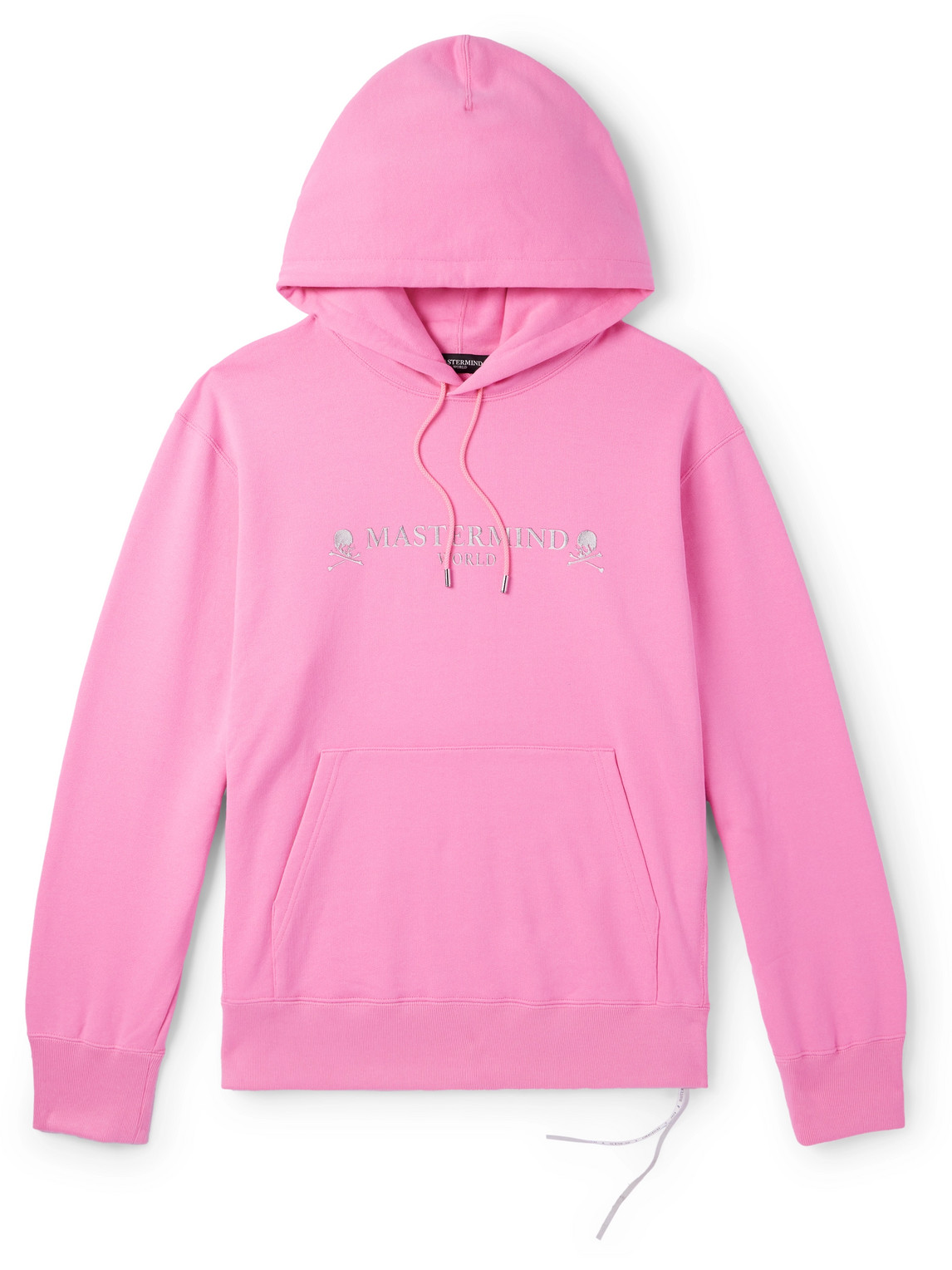 Mastermind Japan Logo-print Cotton-jersey Hoodie In Pink