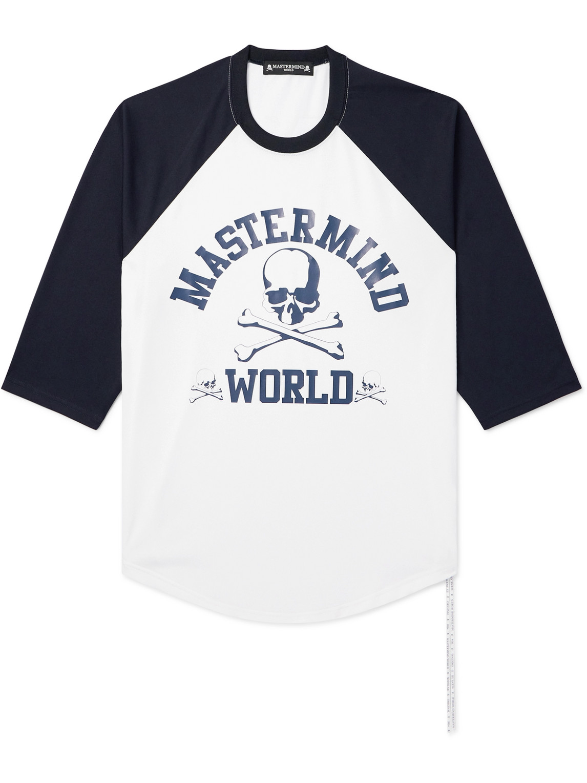 Mastermind Japan Logo-print Jersey T-shirt In White