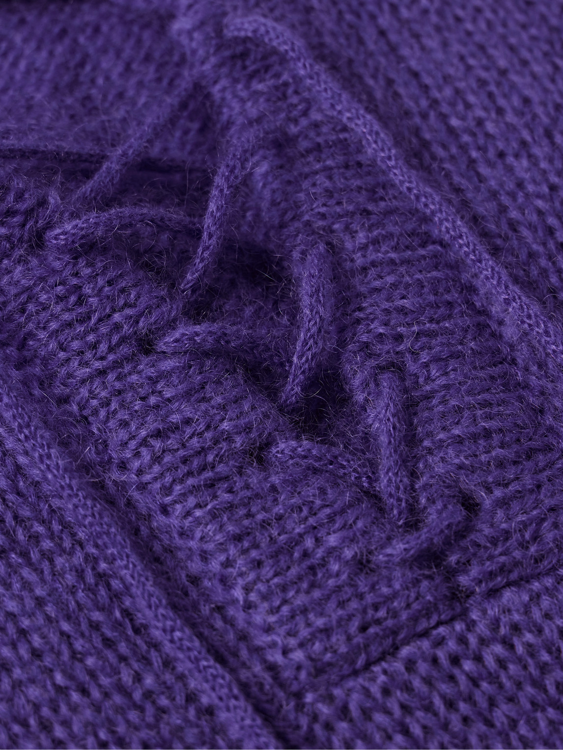 Shop Bode Alpine Mohair-blend Sweater In Purple