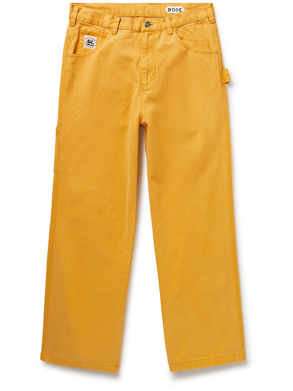 Knolly Brook Straight-Leg Cotton-Twill Trousers