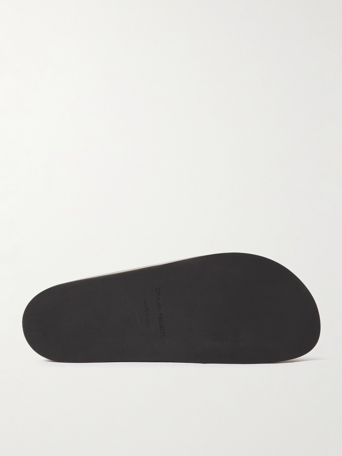 COMMON PROJECTS LOGO-DEBOSSED SUEDE CLOGS