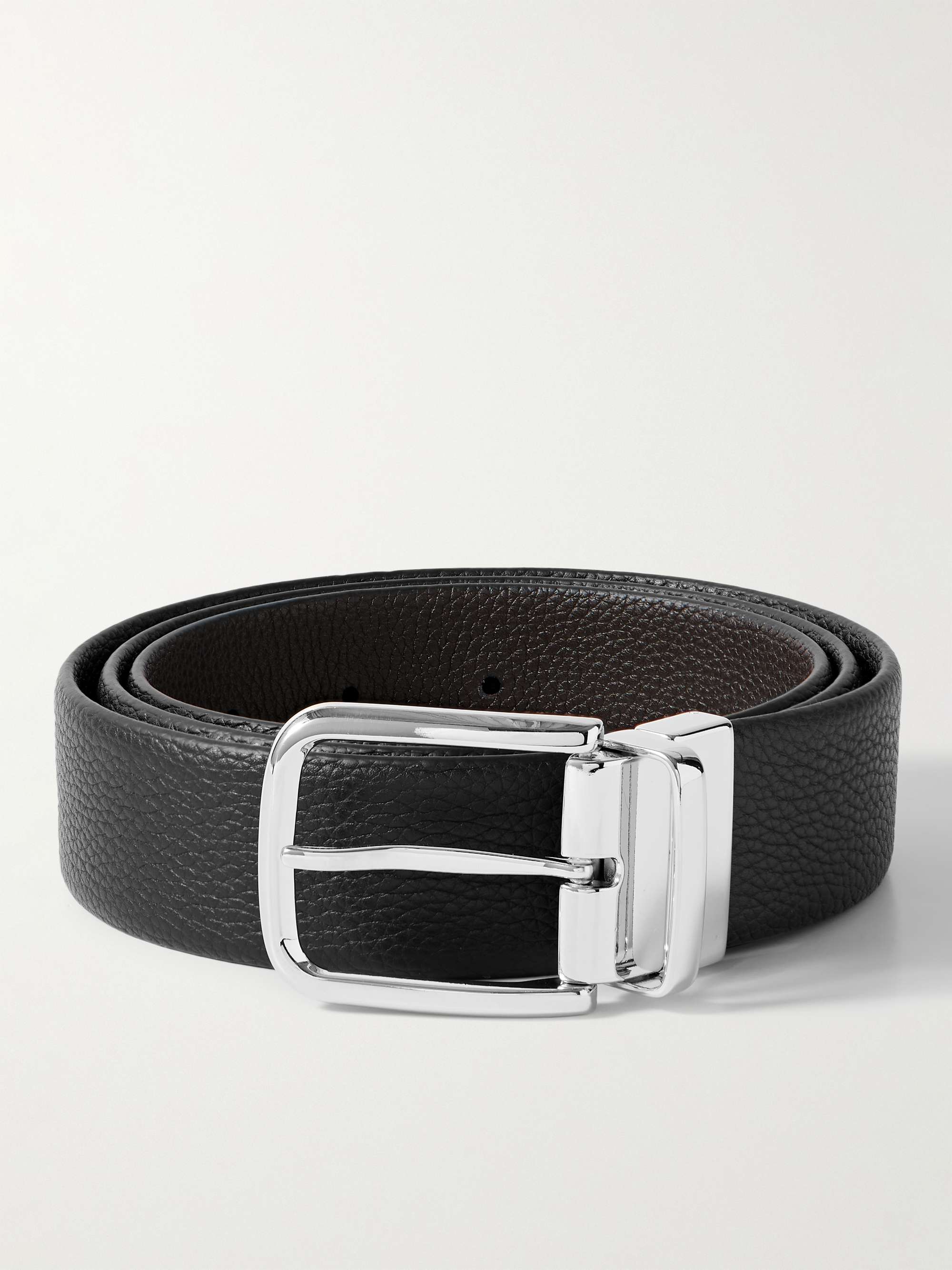 ANDERSON'S 3.5cm Reversible Full-Grain Leather Belt for Men | MR PORTER