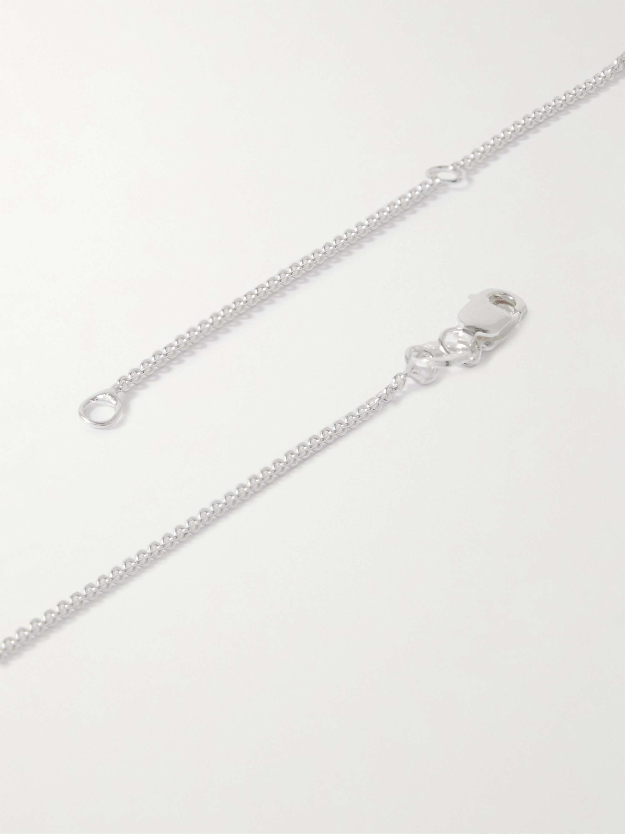 LE GRAMME Entrelacs Le 1 Sterling Silver and 18-Karat Gold Pendant Necklace