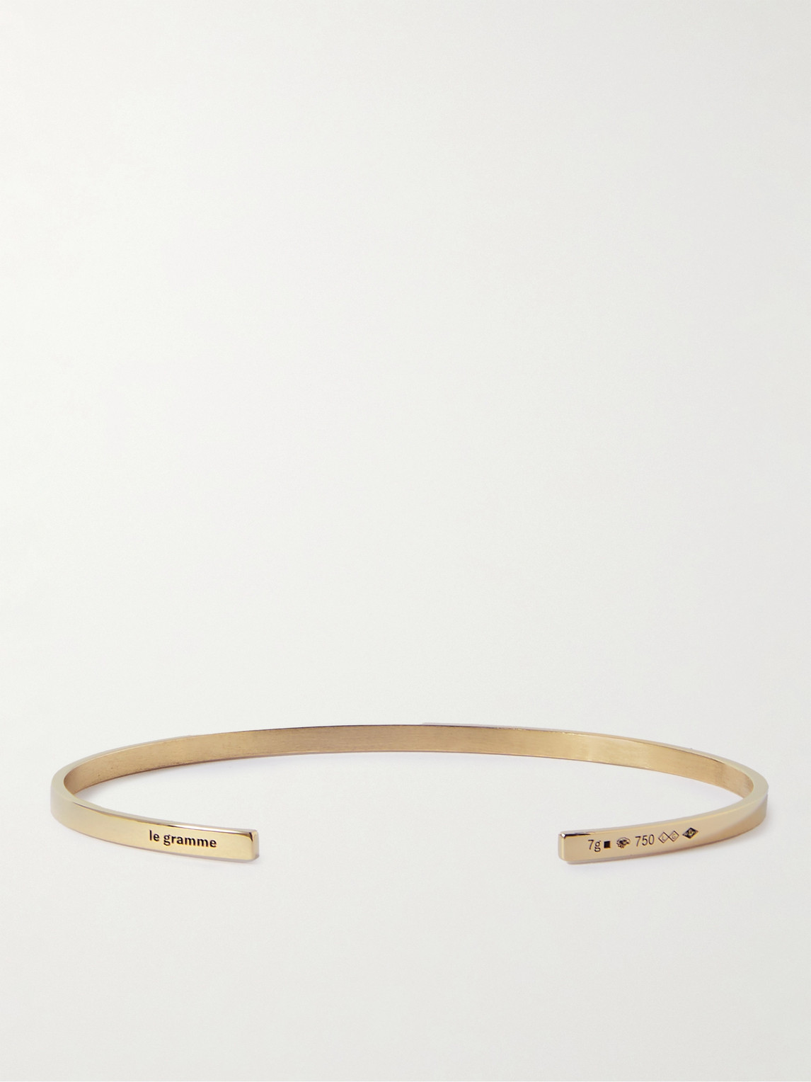 Le Gramme Le 7 18-karat Gold Cuff In Gold