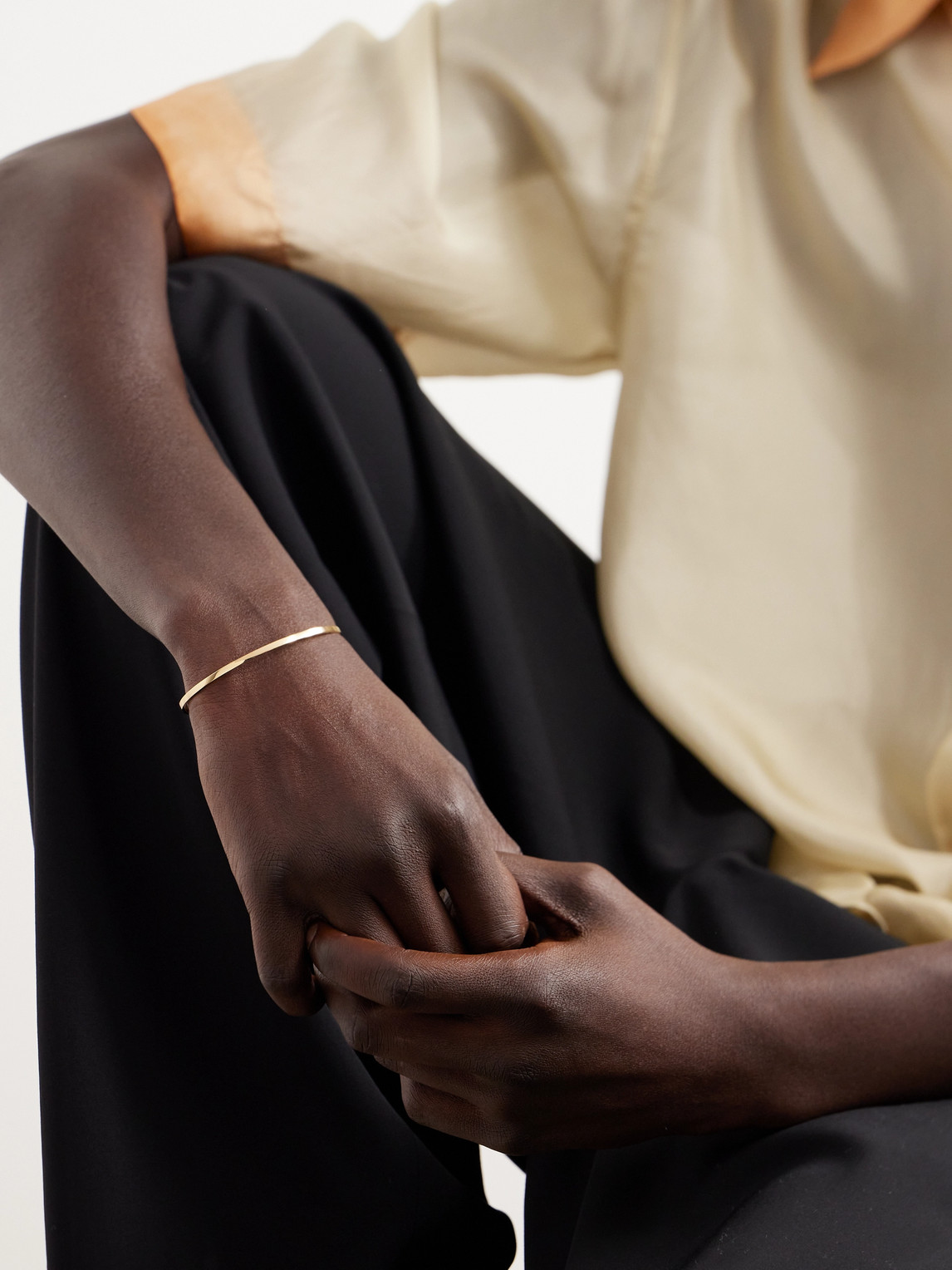 Le Gramme Le 7 18-karat Gold Cuff In Gold