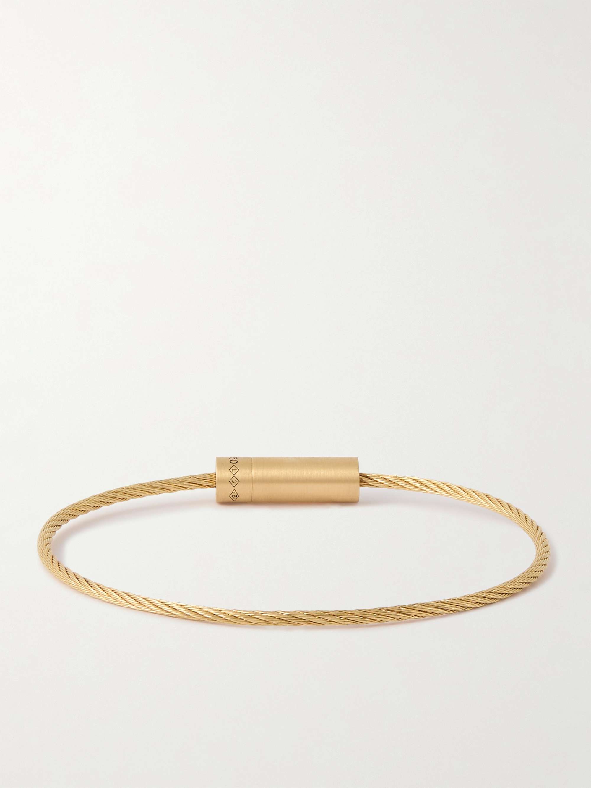 LE GRAMME Le 11 Brushed 18-Karat Gold Bracelet
