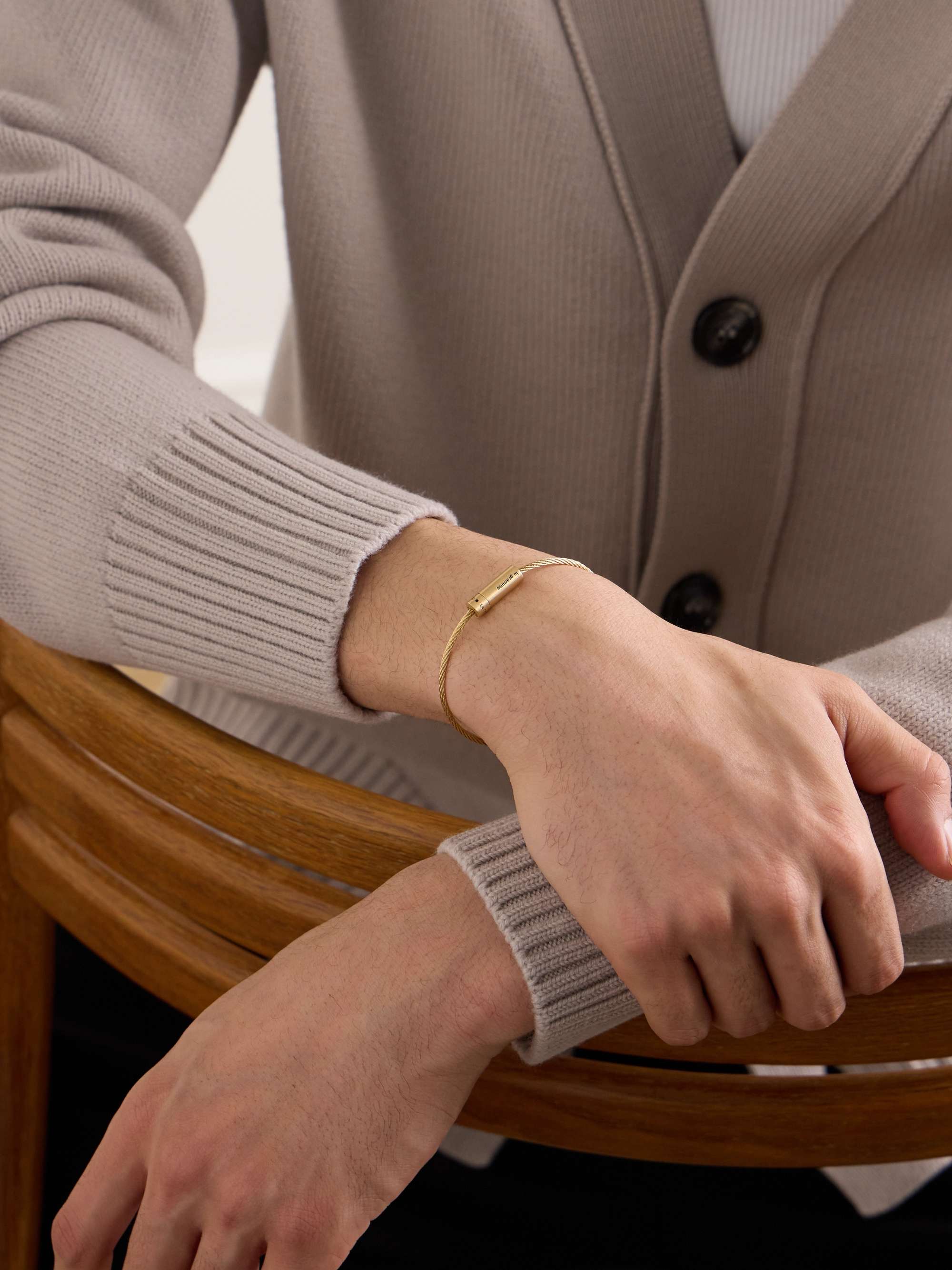 LE GRAMME 11g Brushed 18-Karat Gold Bracelet for Men | MR PORTER