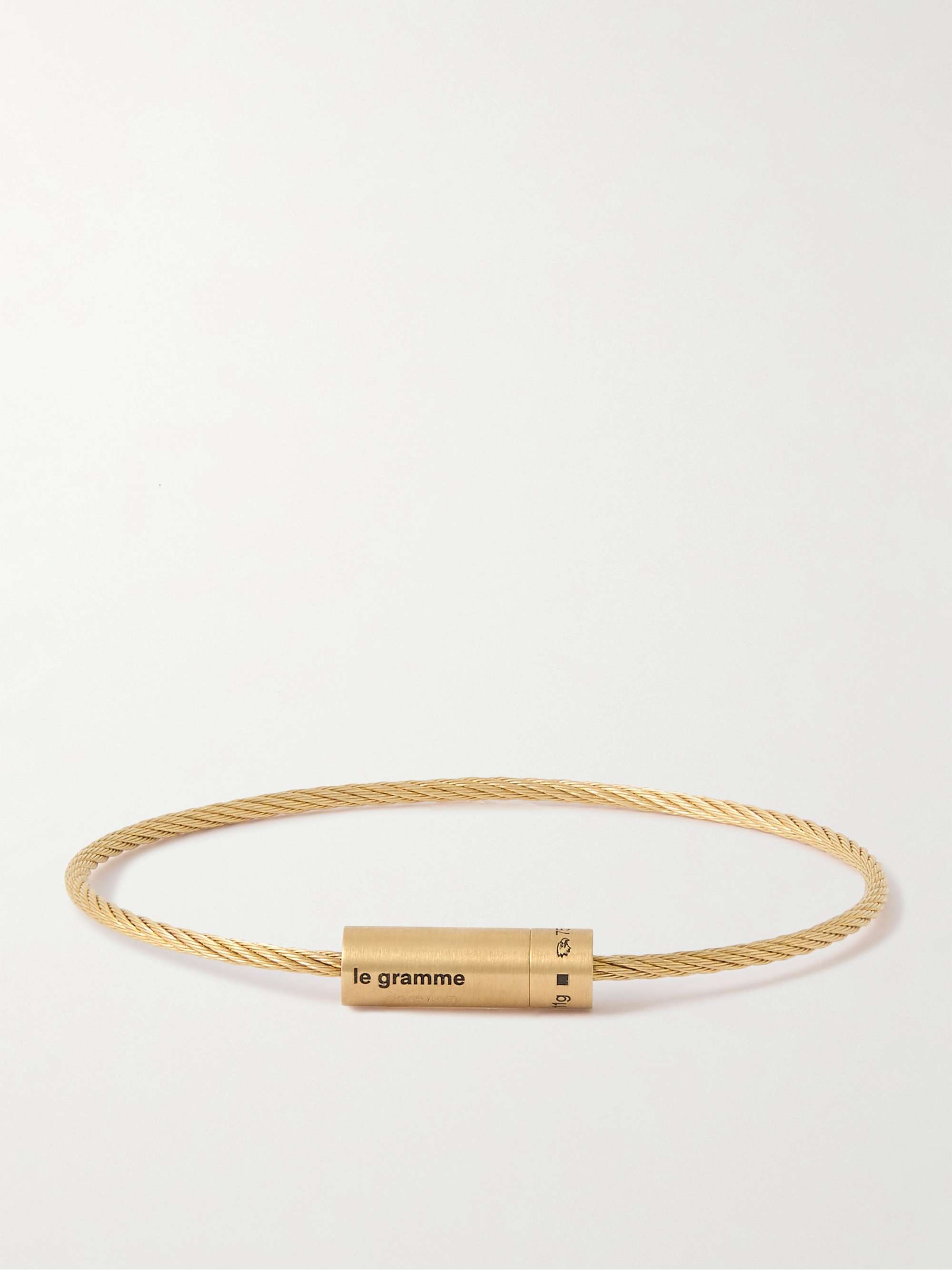 LE GRAMME 11g Brushed 18-Karat Gold Bracelet for Men | MR PORTER