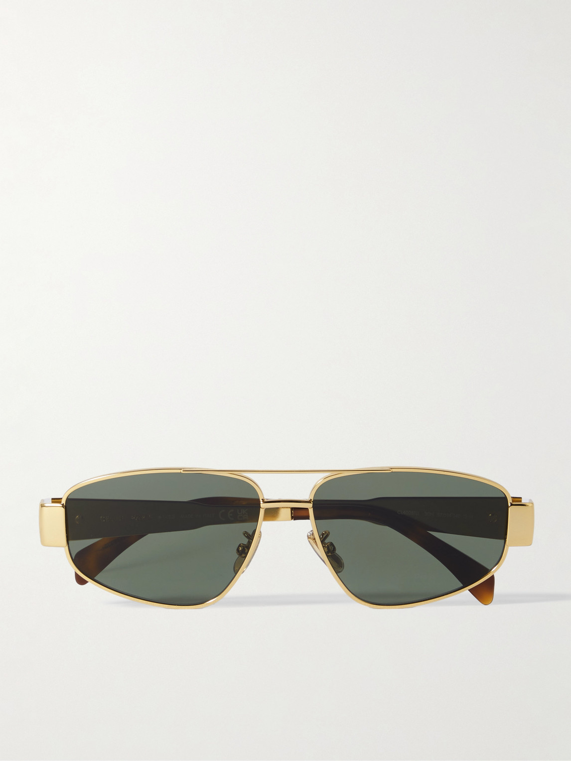 Triomphe Metal 03 D-Frame Gold-Tone Sunglasses