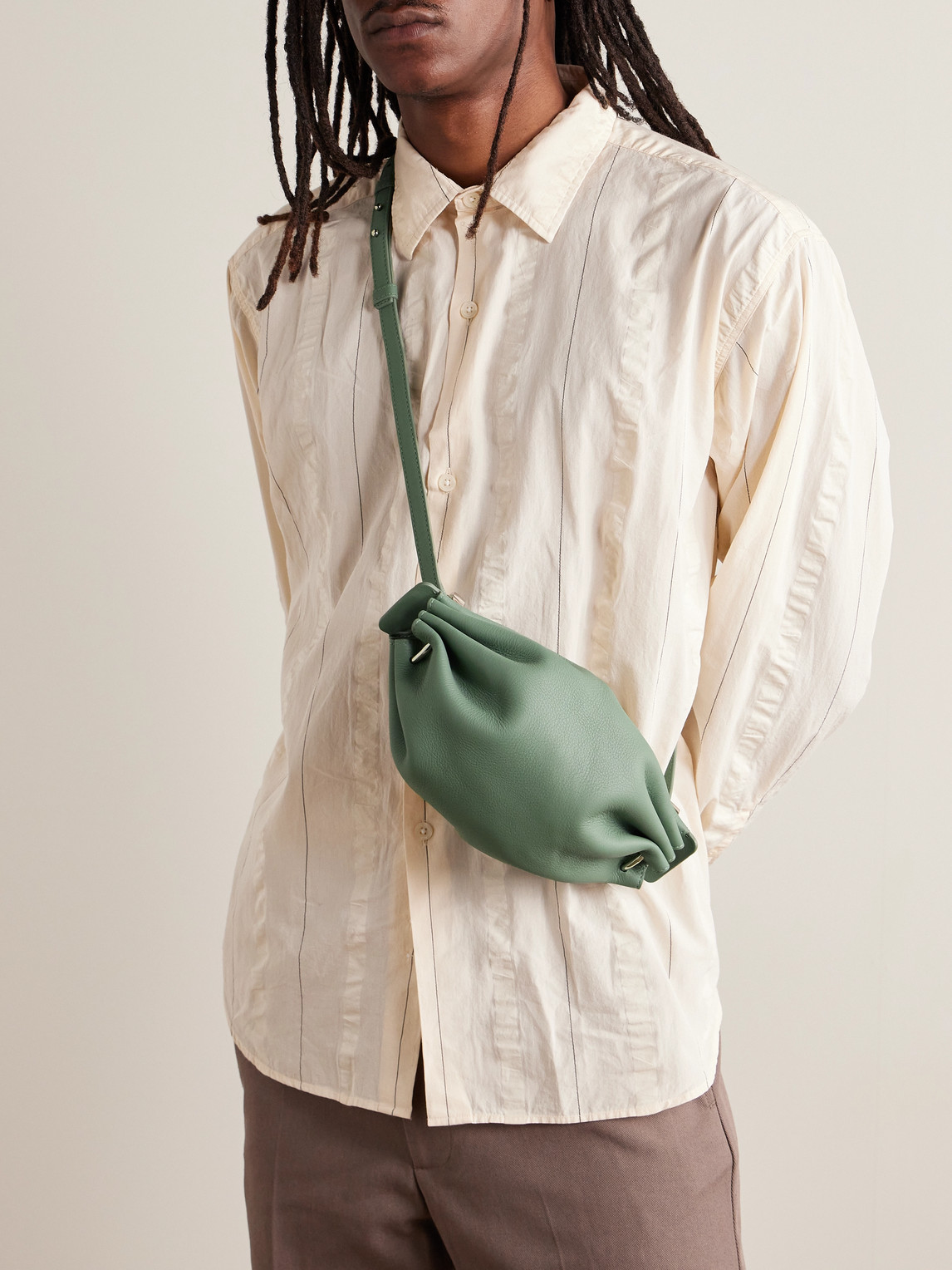 Bonastre Bon Bon Leather Messenger Bag | Smart Closet