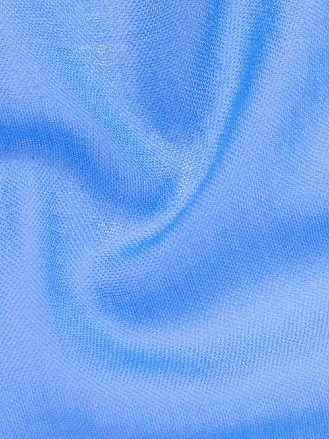 Shop Johnstons Of Elgin Fringed Wool Scarf In Blue
