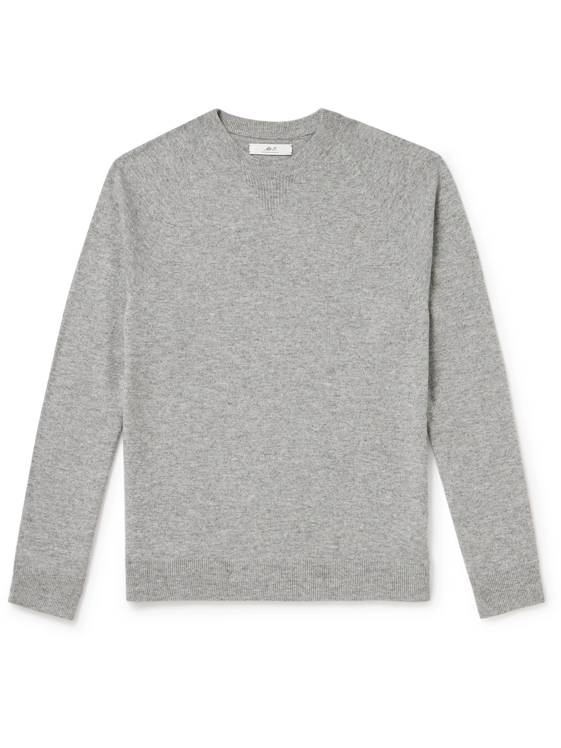 Mr P Wool And Cashmere-blend Sweater In Gray