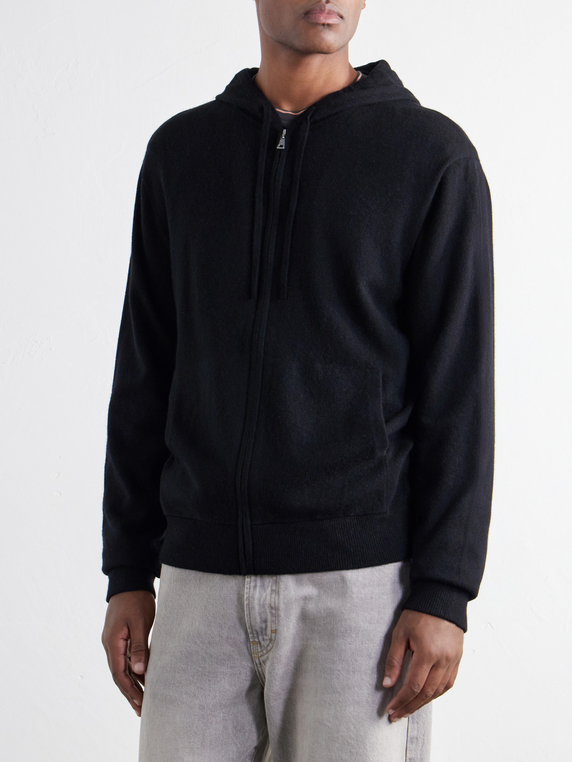 Mr P. - Wool And Cashmere-Blend Zip-Up Hoodie