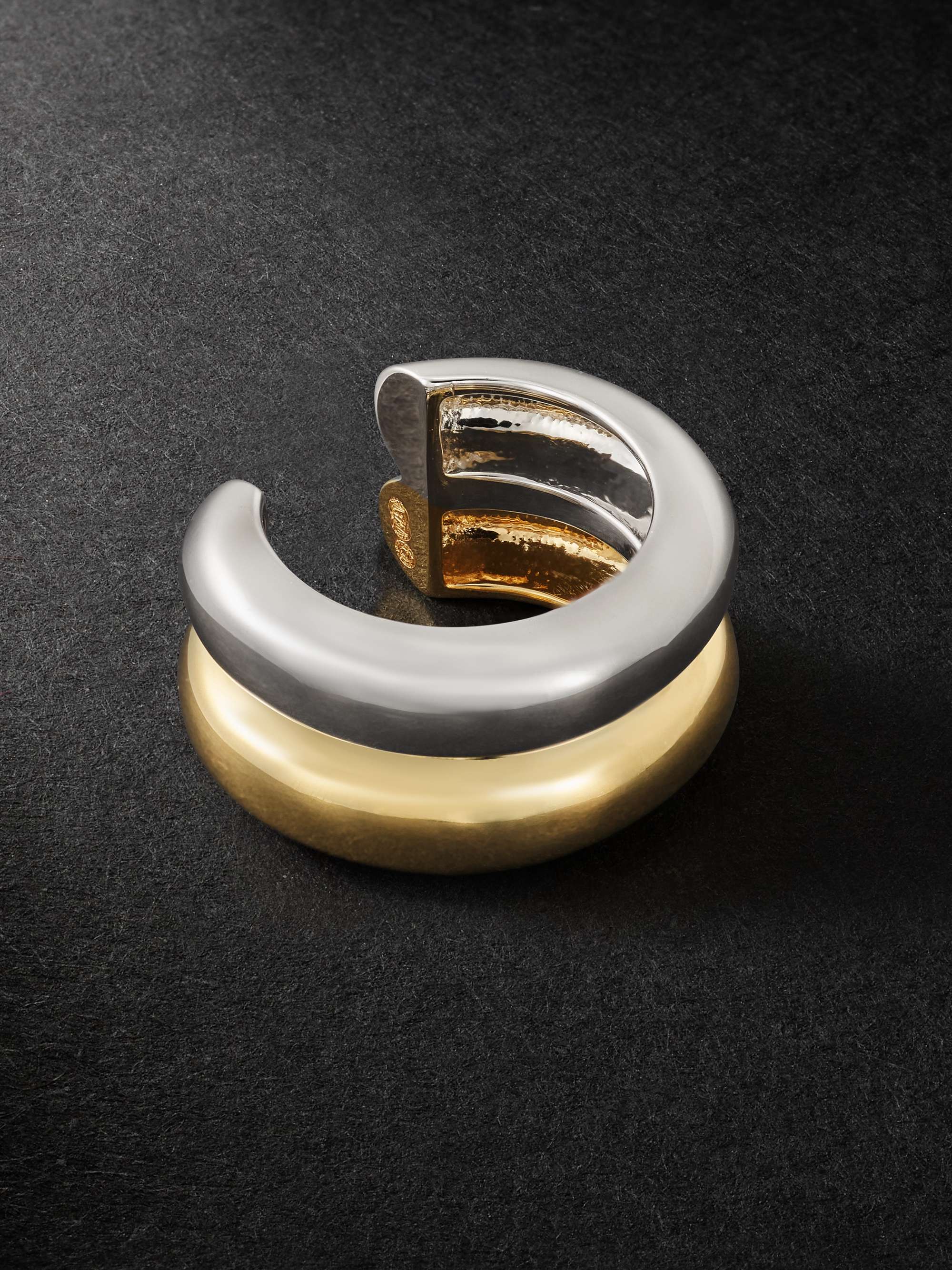 White gold sales ear cuff