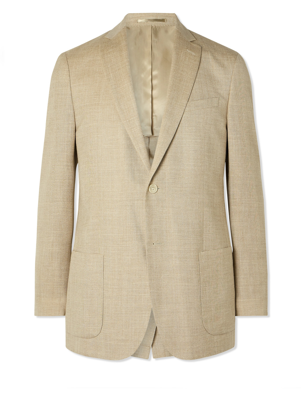 Wool, Silk and Linen-Blend Suit Jacket