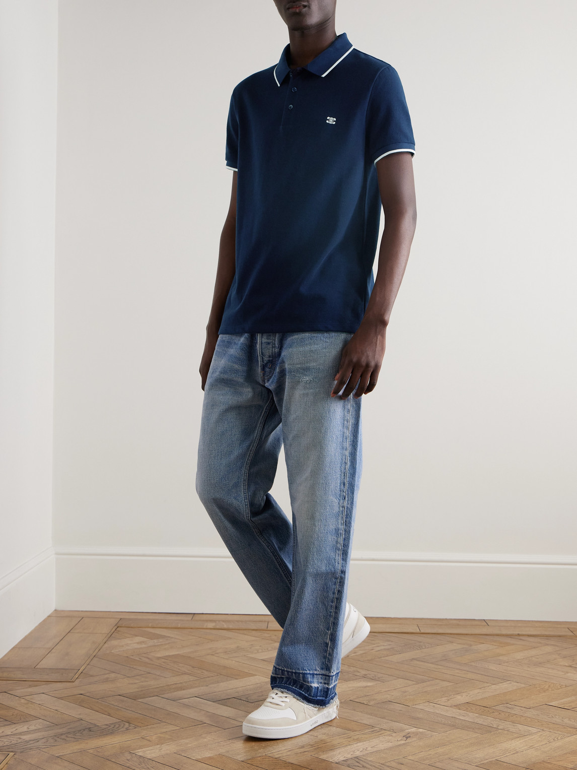 Logo-Embroidered Cotton-Piqué Polo Shirt — 2