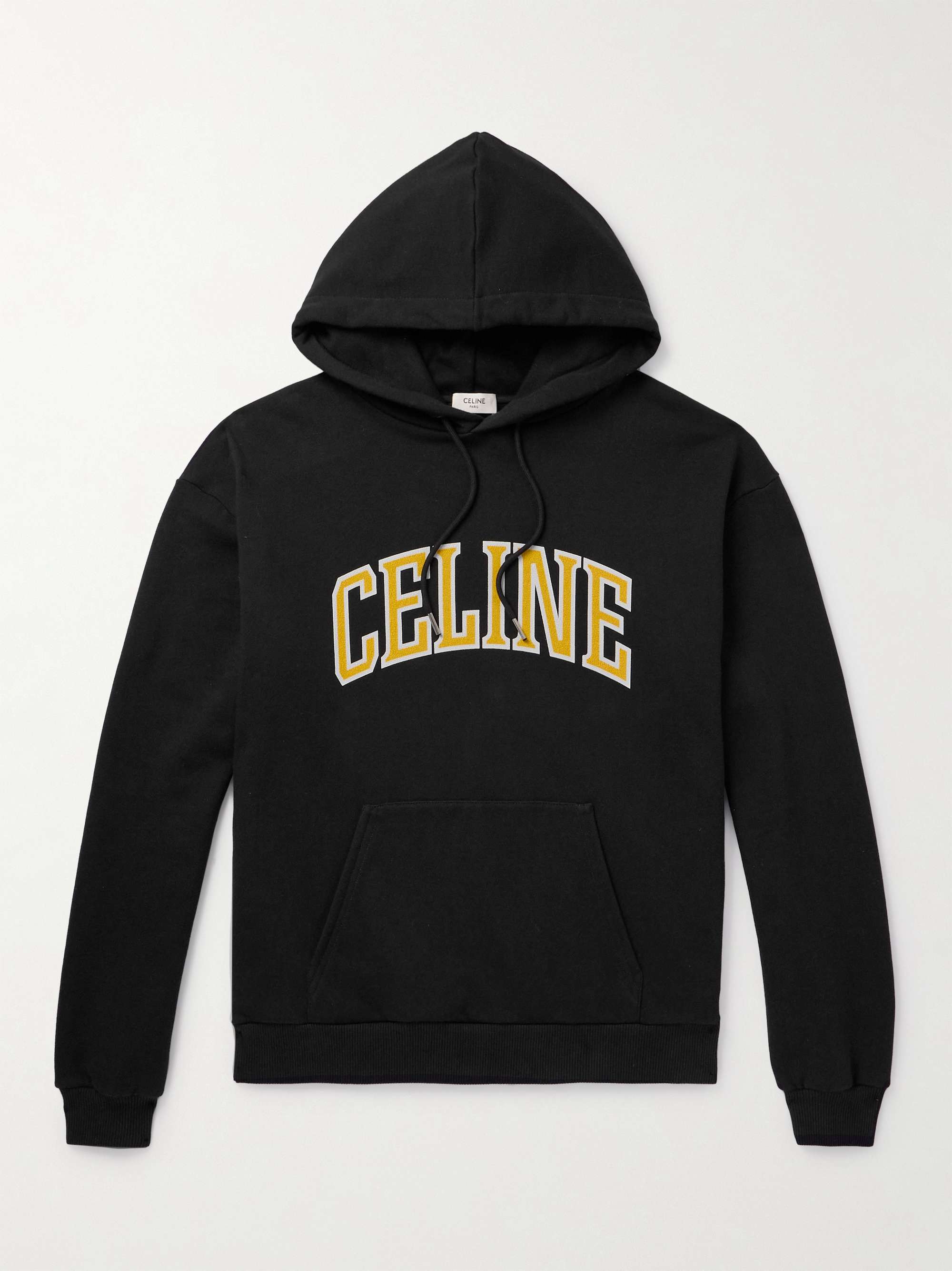 Logo-Print Cotton-Blend Jersey Hoodie