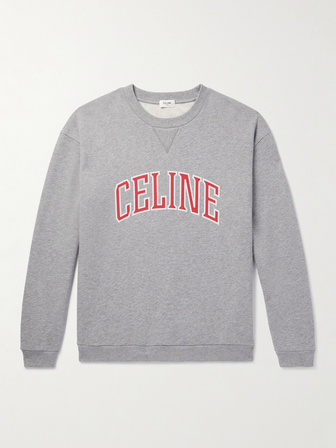 Logo-Print Cotton-Blend Jersey Sweatshirt