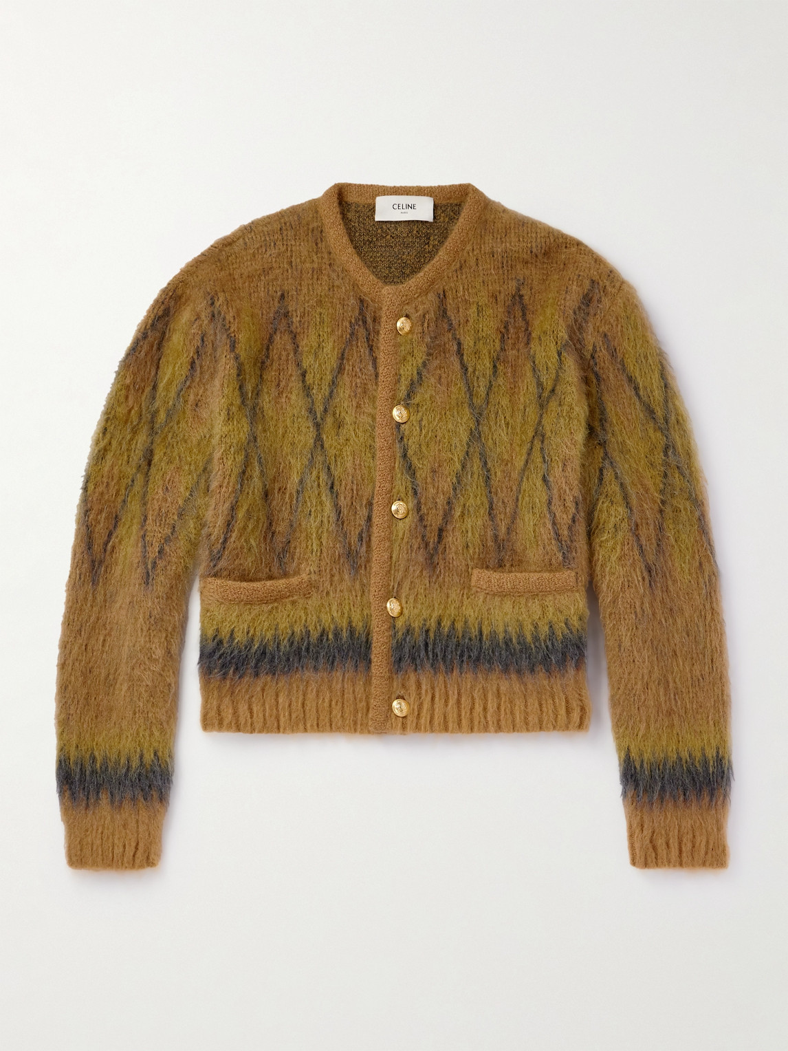 Mohair-Blend Cardigan